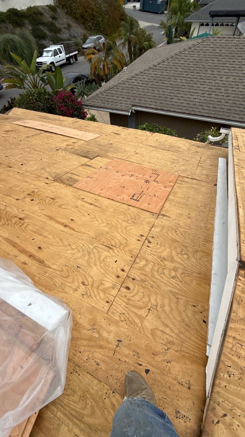 Full Roof Replacement and Eave Repair in San Clemente by Reliable Roofing San Diego Inc.