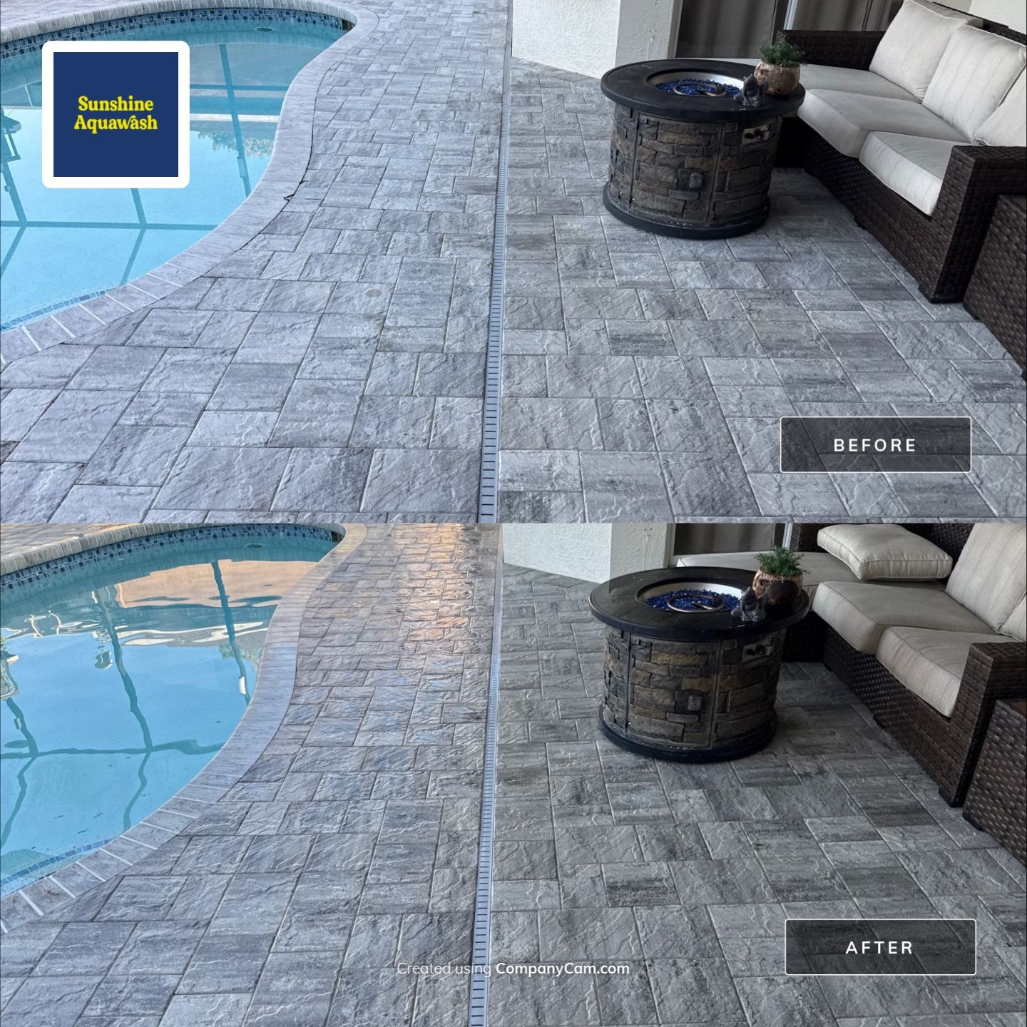 House Wash, Paver Pool Deck & Screen Enclosure Cleaning in Greenfield Plantation | Bradenton, FL by Sunshine AquaWash