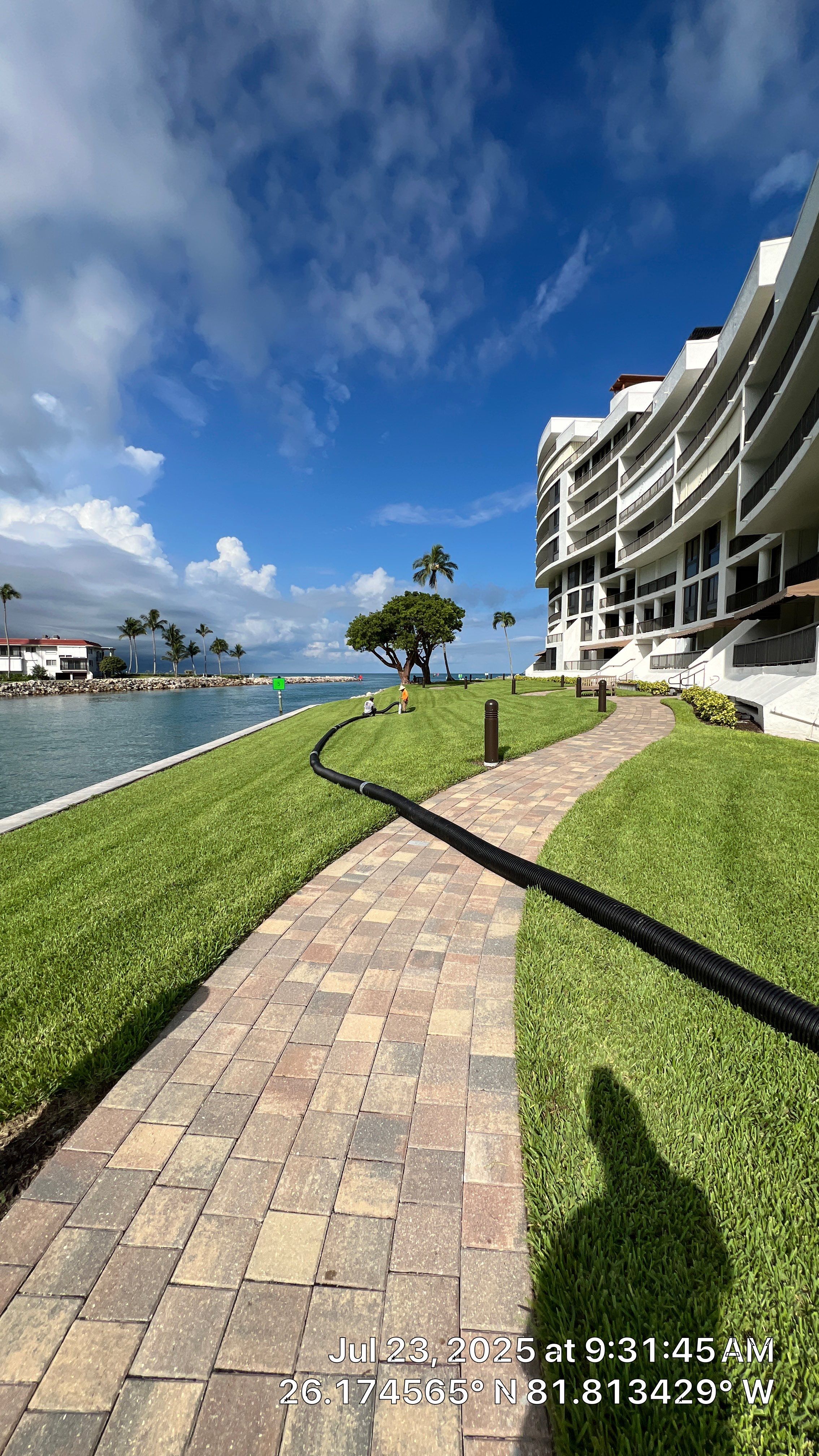 Naples Condo Complex Stormwater System Maintenance and Hurricane Cleanup by APS Power & Water