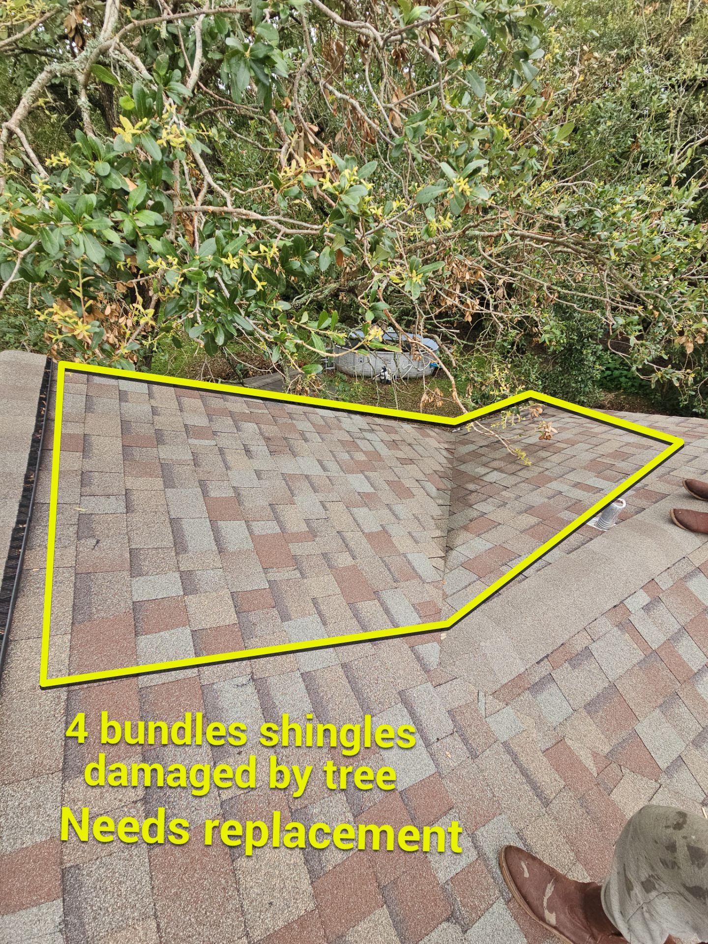 Residential Roofing Repair using Owen's Corning Duration (Lifetime) Shingles by Roof Repair Company