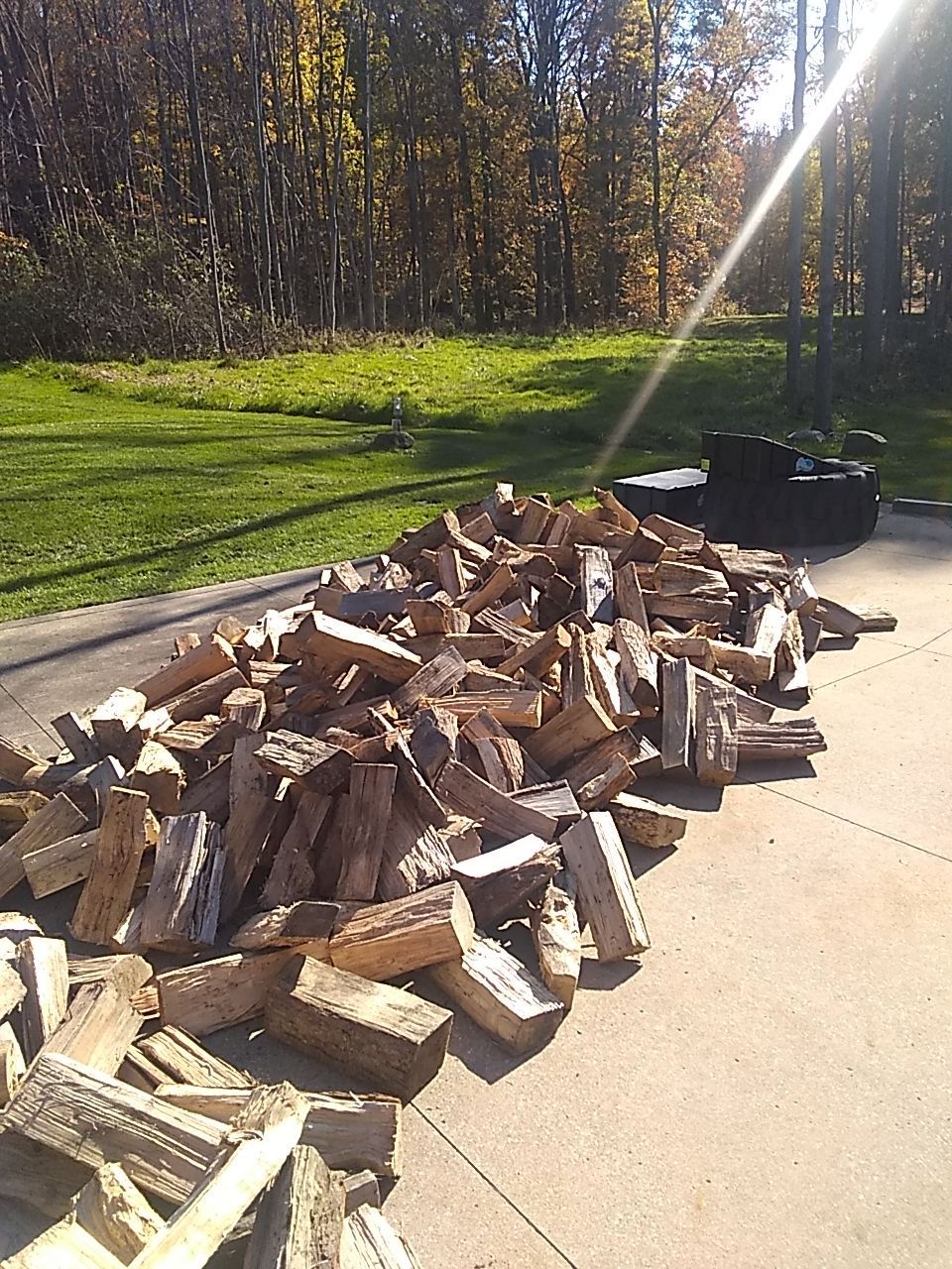 Firewood Delivery  using Seasoned Firewood by Mike Jones & Sons Tree Service LLC 