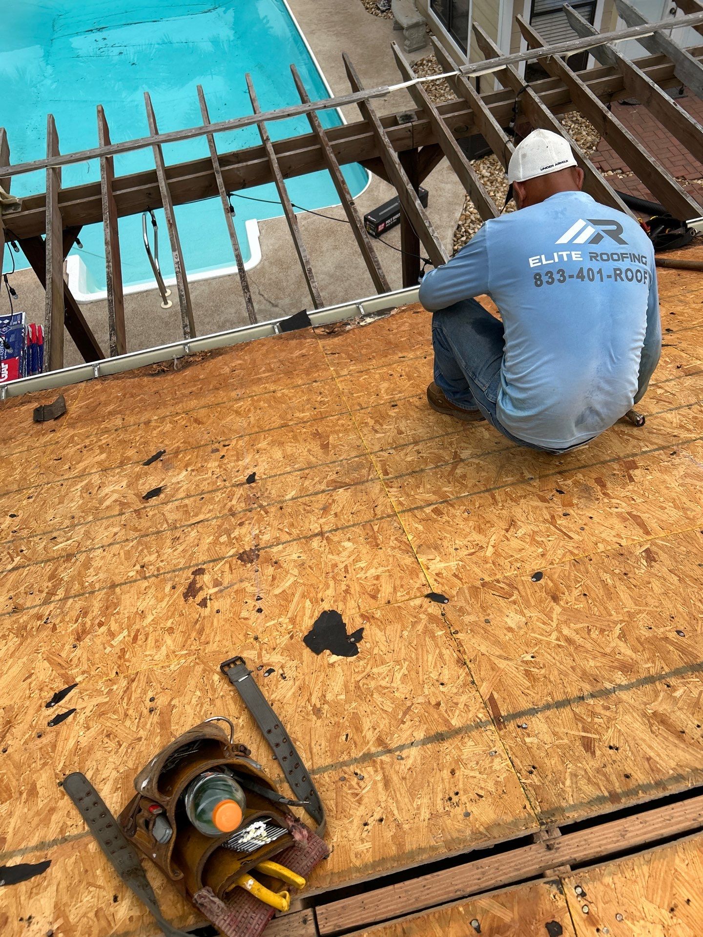 Residential Roof Replacement using GAF HDZ - CHARCOAL by Elite Roofing LLC