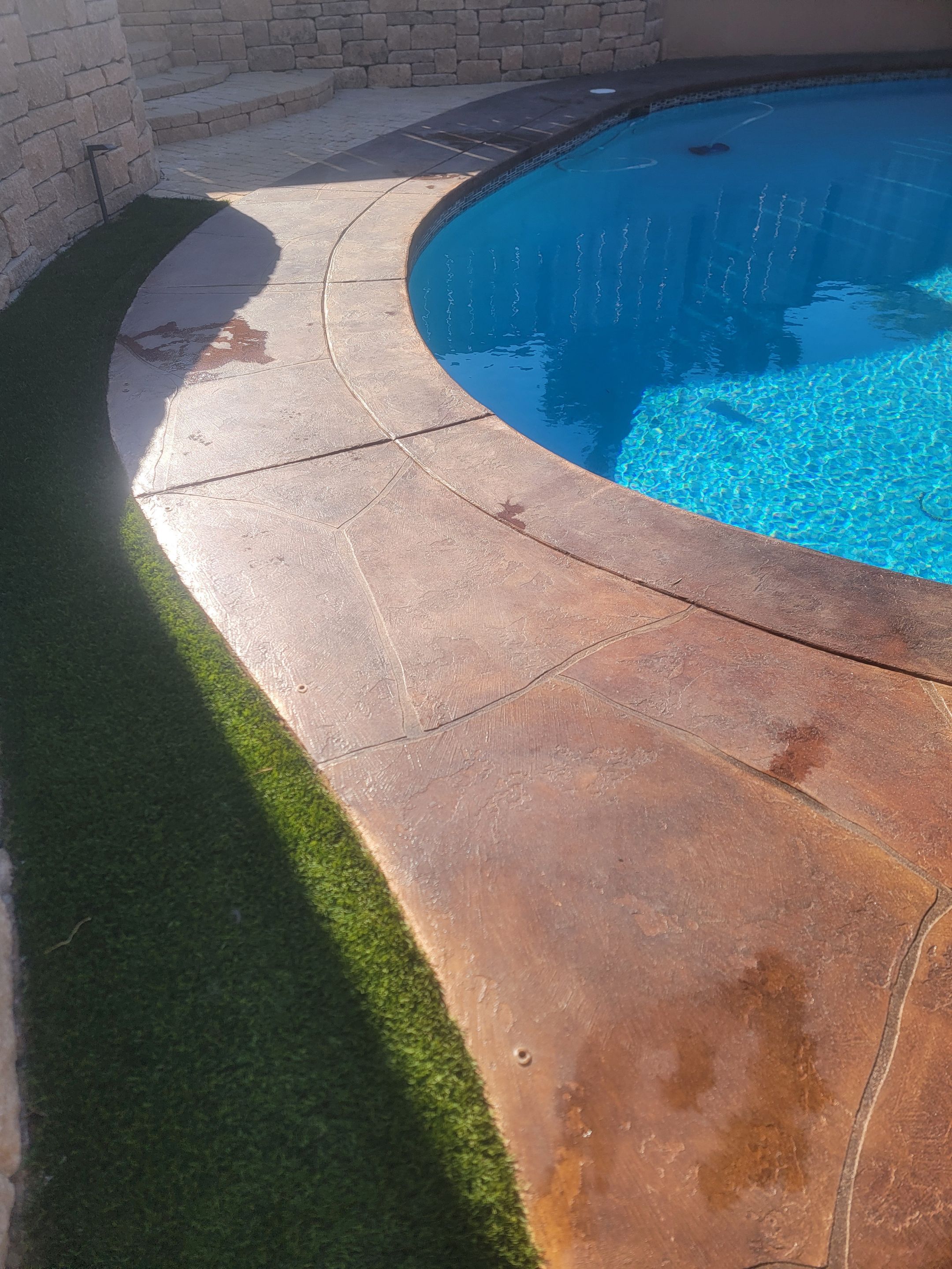 Quartz 2 tone Pool deck by Matt Gifford Painting LLC