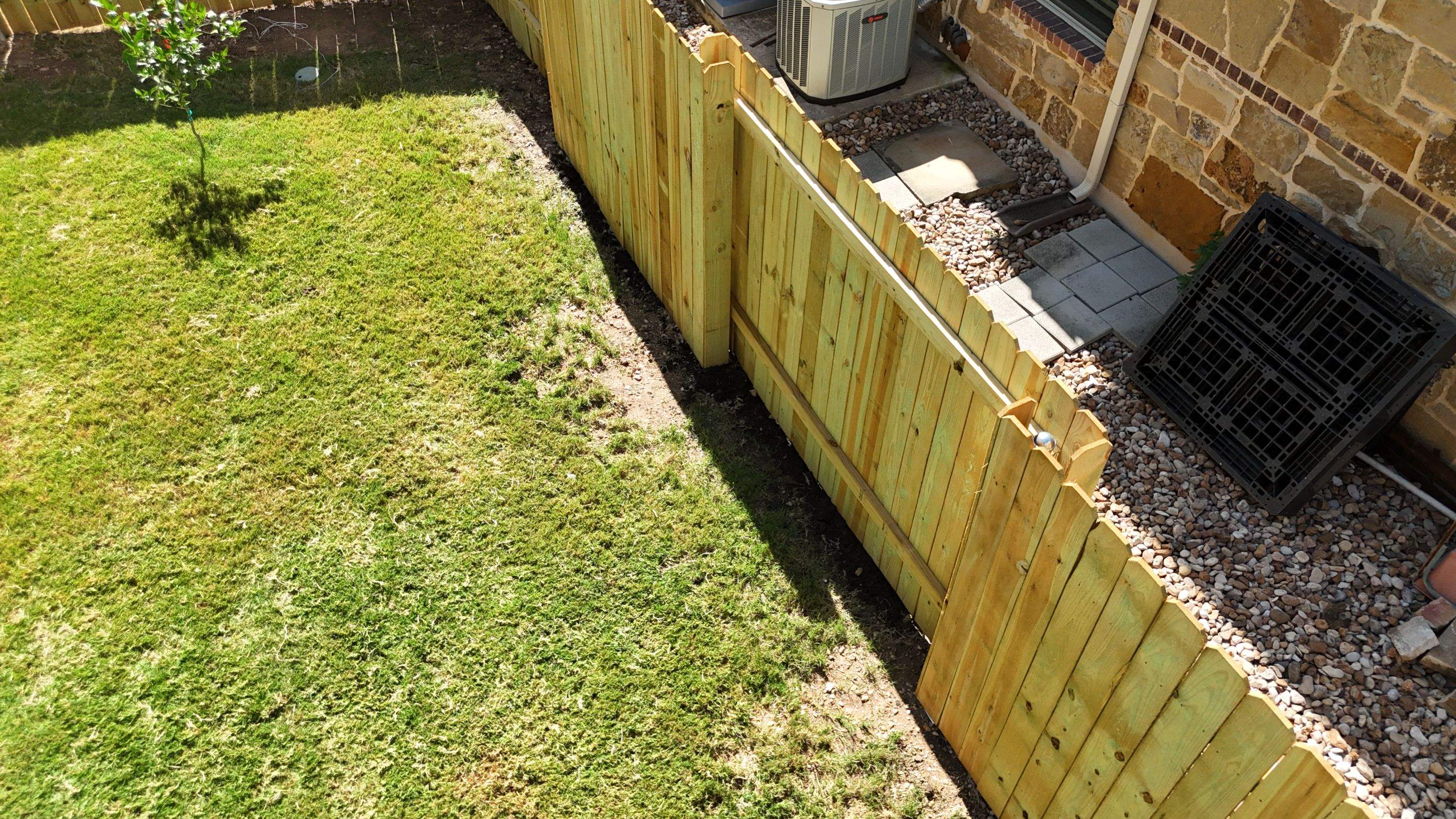Residential Wood Fence in Austin by RoofsOnly.com