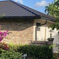 24ga 1.5" Snap- Lock Dark Bronze by Total Roofing System The Metal Roof Experts