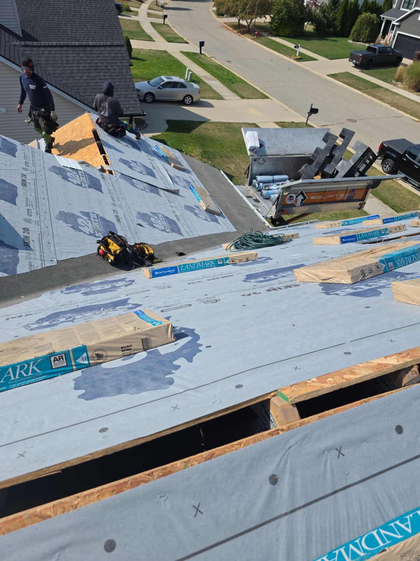 Storm Damage Repaired! by 42 North Construction, LLC.