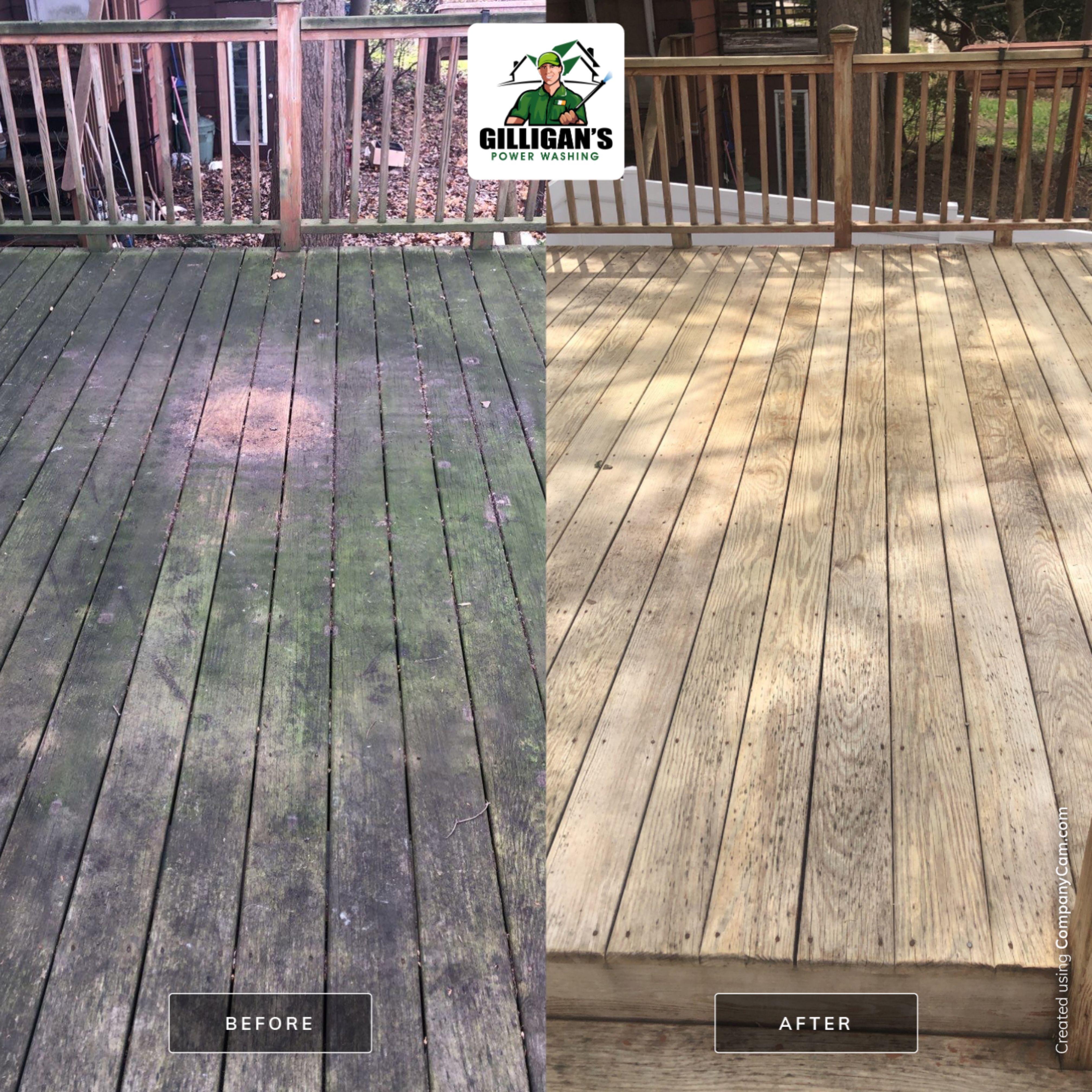 Exterior Cleaning using Softwashing by Gilligan’s Power washing