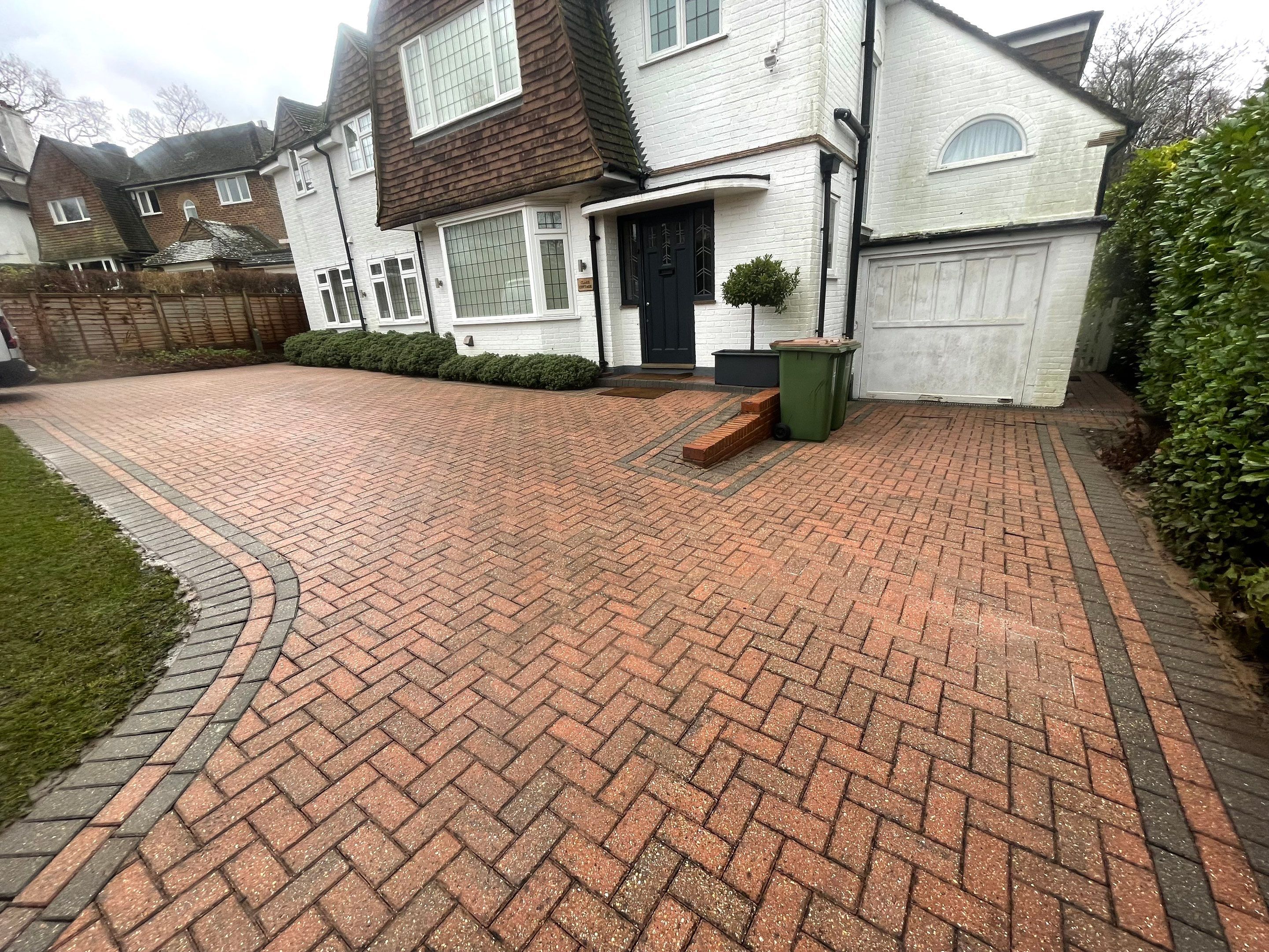Driveway Clean using honda 21 ltr/min by Ges Exterior Cleaning ltd
