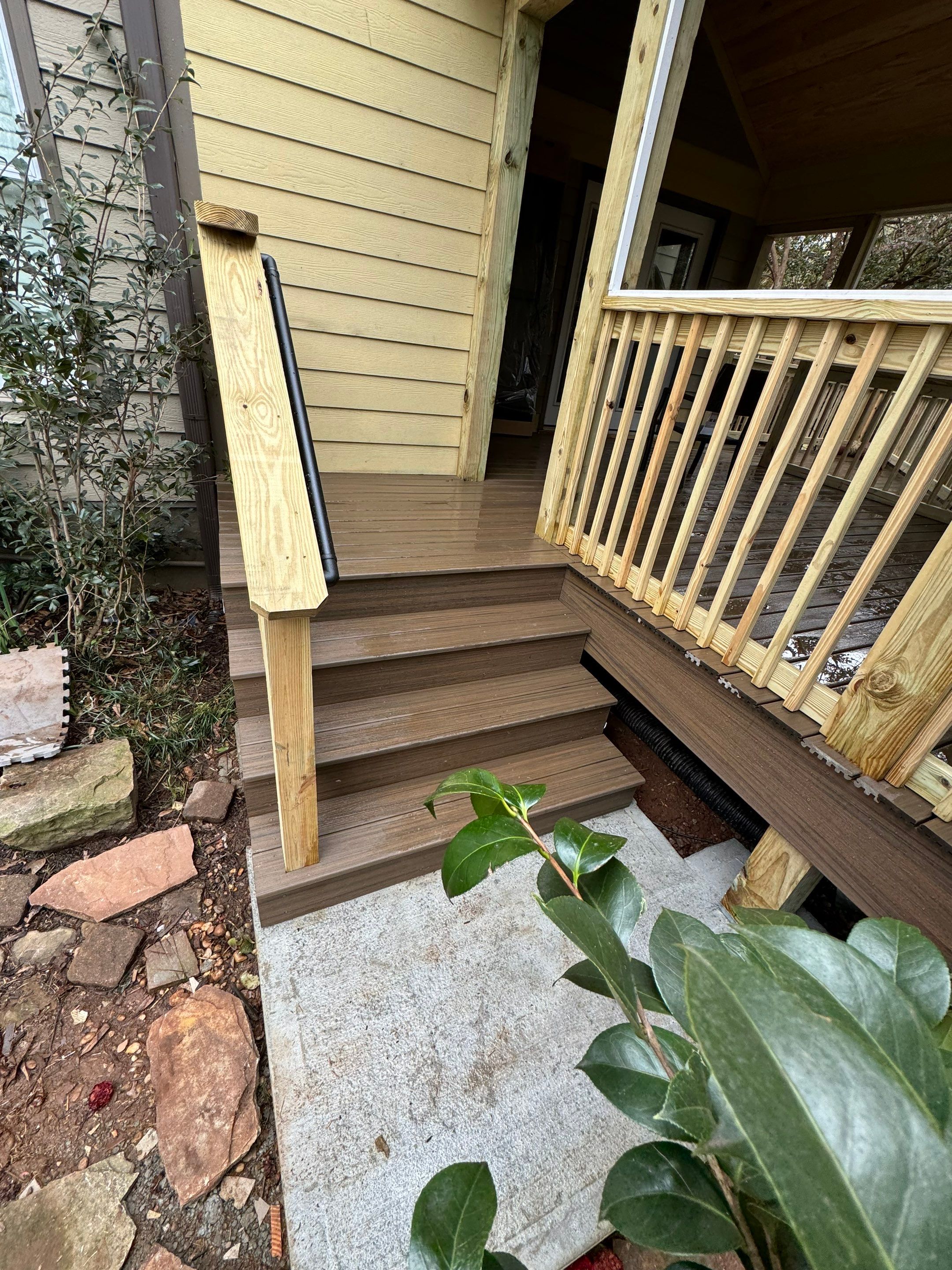 Custom Screened Porch Addition with Vaulted Wood Ceiling in Decatur by Swift Home Renovations