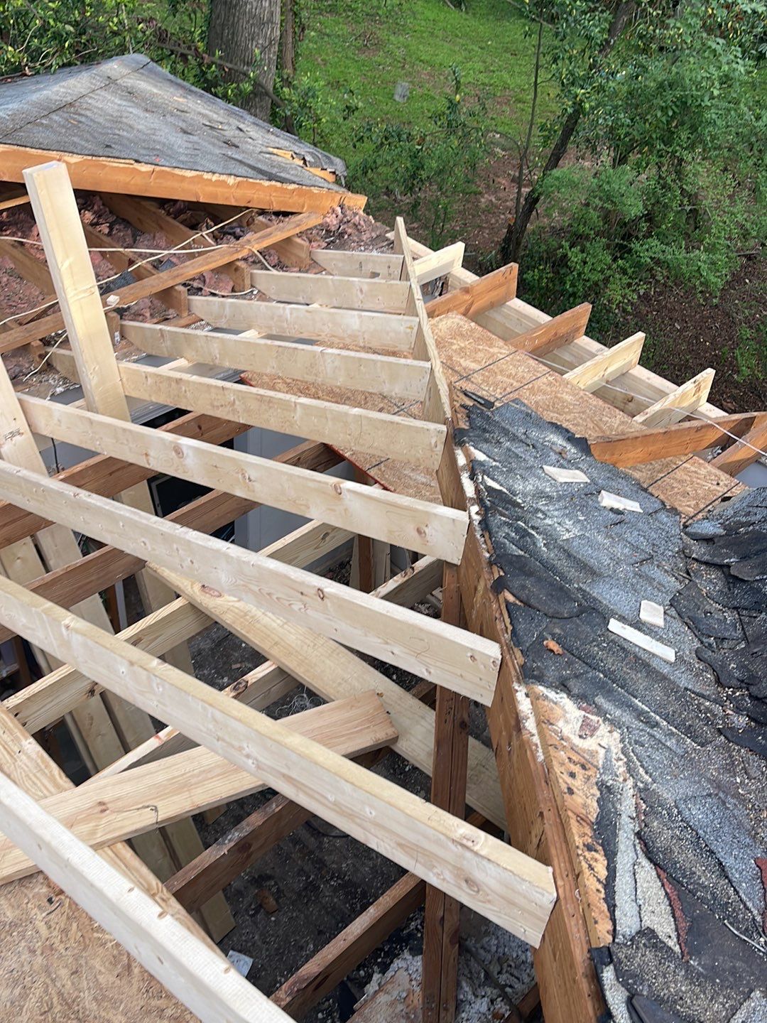 Emergency Roofing Services using GAF HDZ Architectural Asphalt Shingles by Mosaic Roofing Company