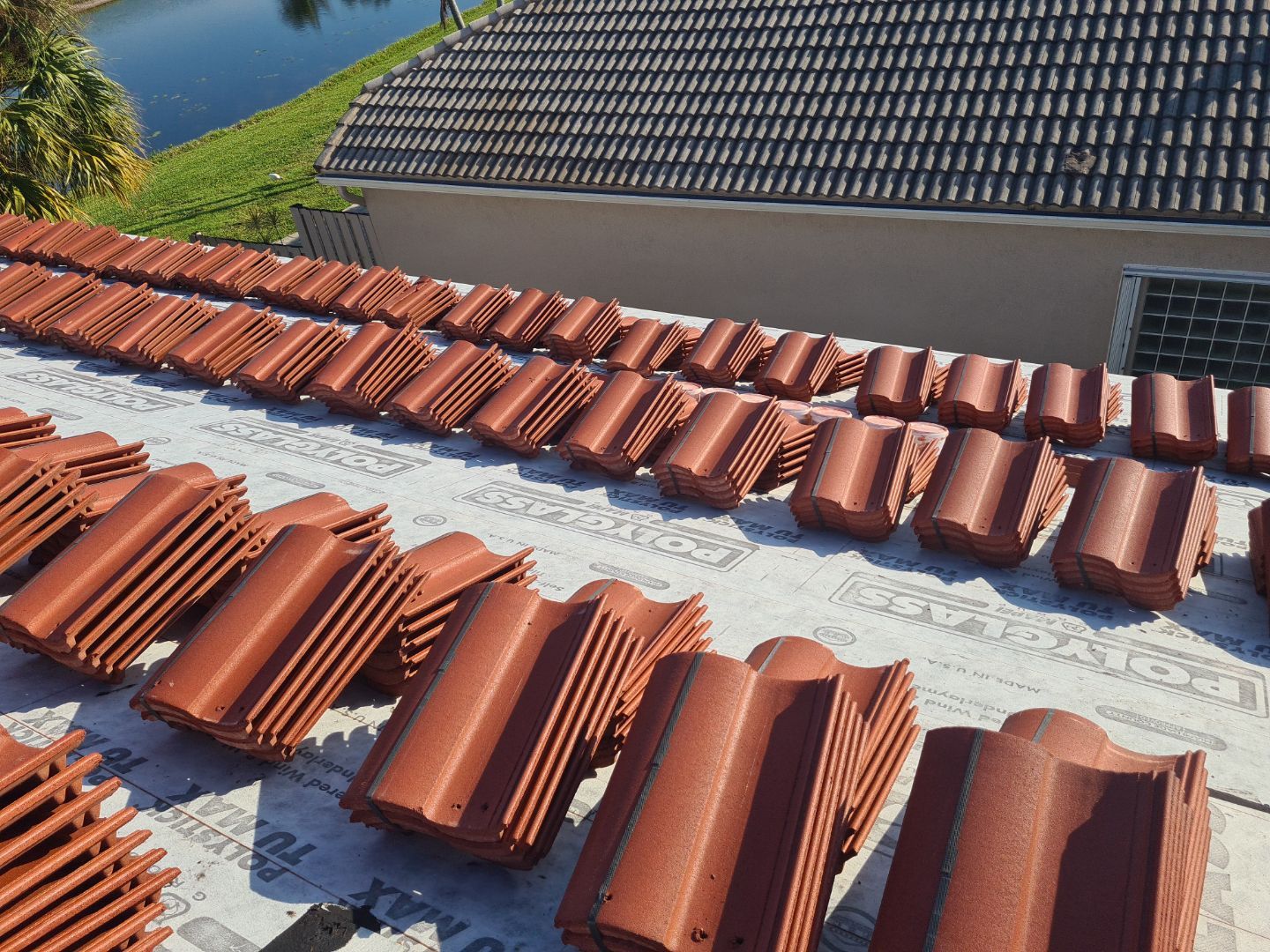 Residential Roofing Installation using Eagle Roofing Tile by BLUES BROTHERS ROOFING