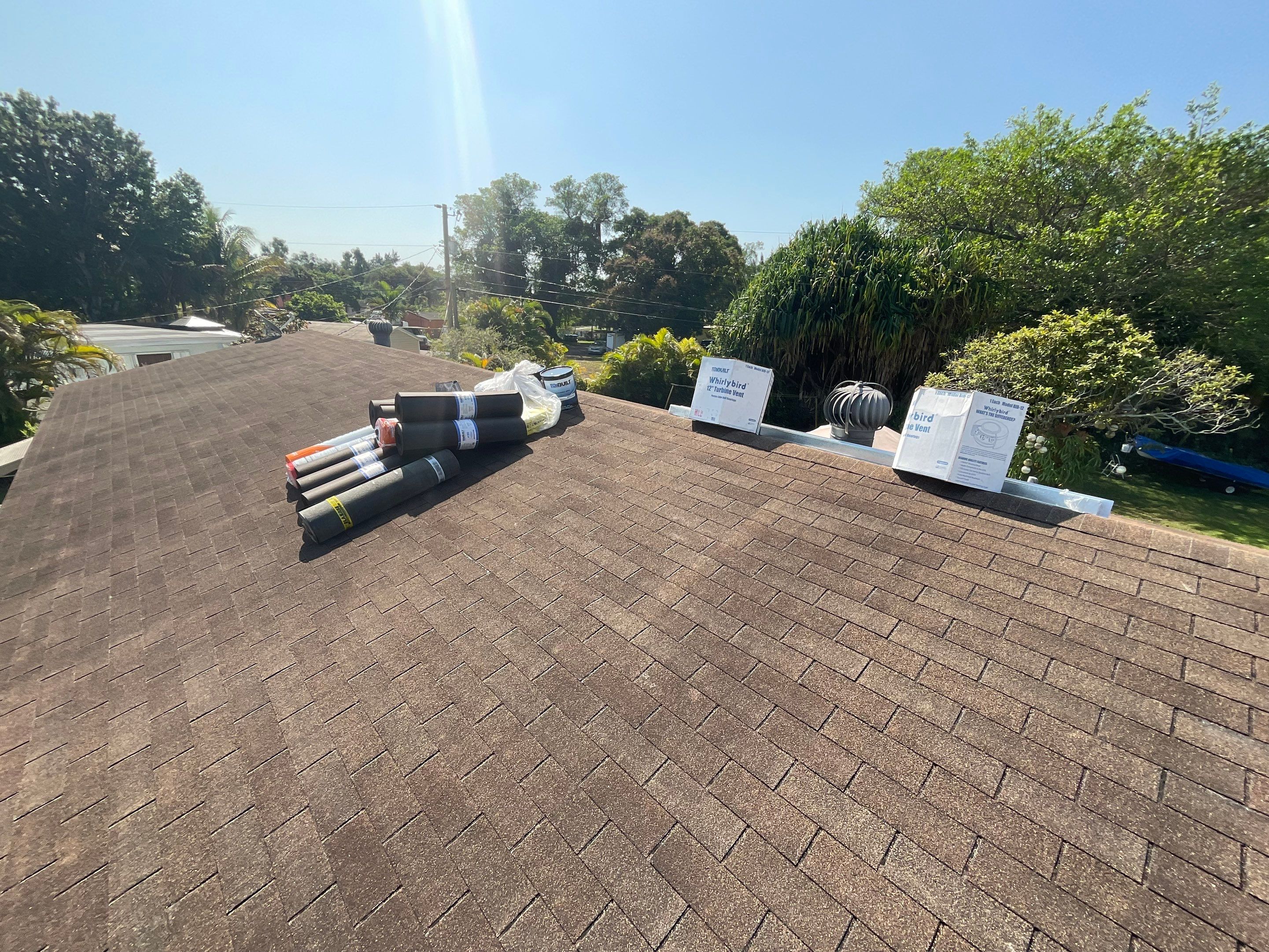 Residential Roofing Installation using Owens Corning Three Tab Shingles by First Due Roofing
