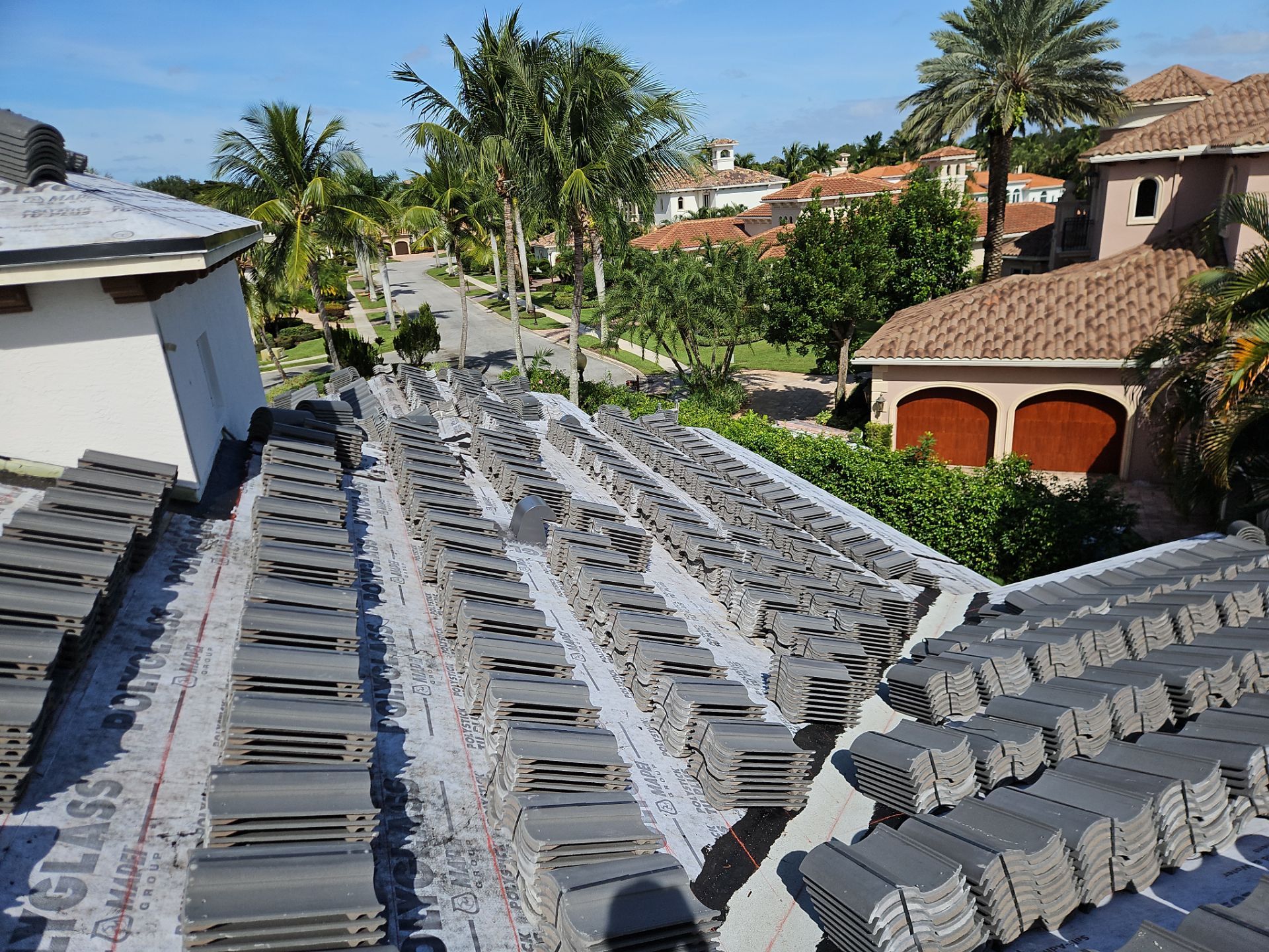 Residential Roofing Installation using WestLake Roofing Tile by BLUES BROTHERS ROOFING