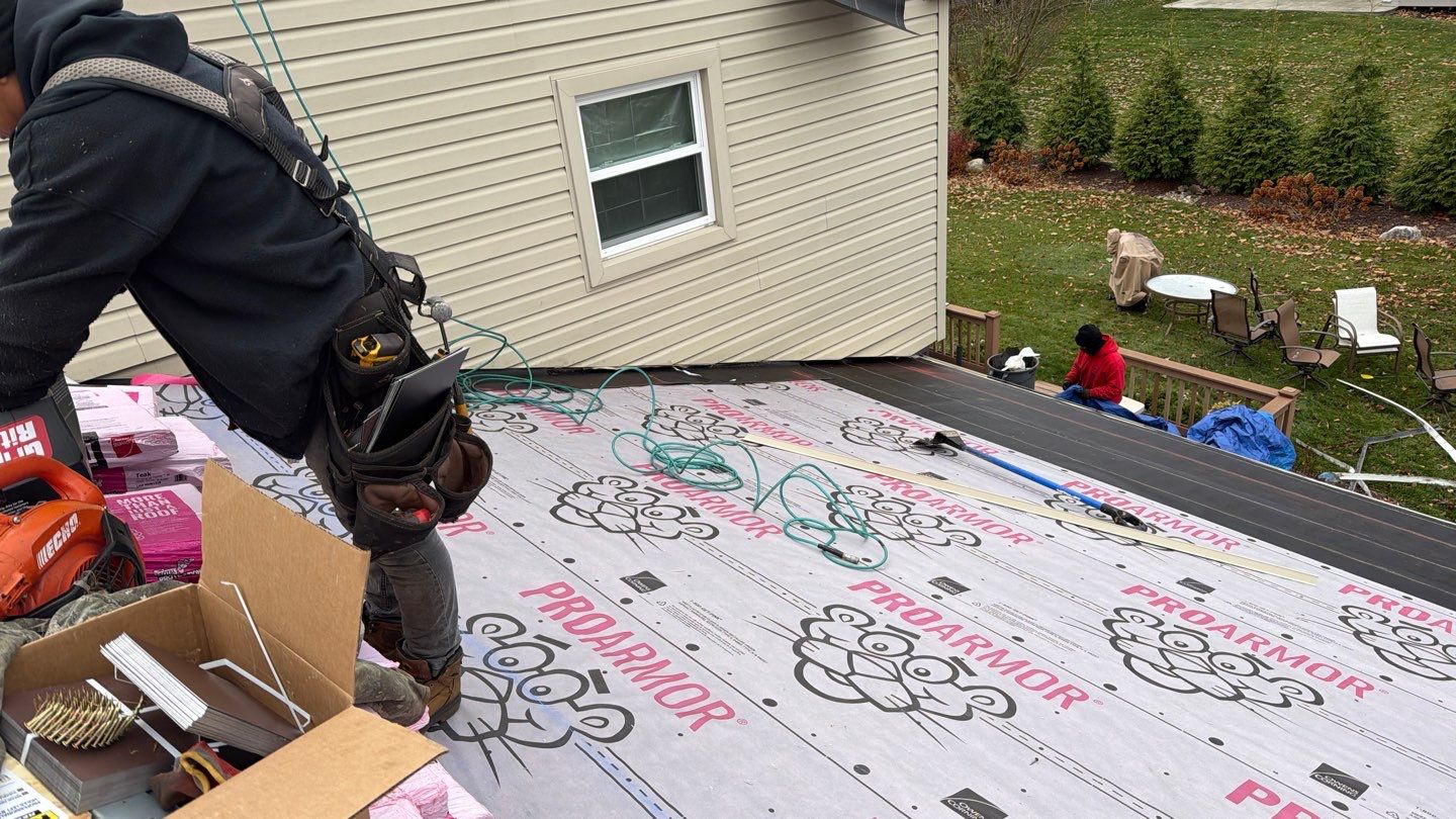 Roof Replacement using Owens Corning Teak by 180 Contractors