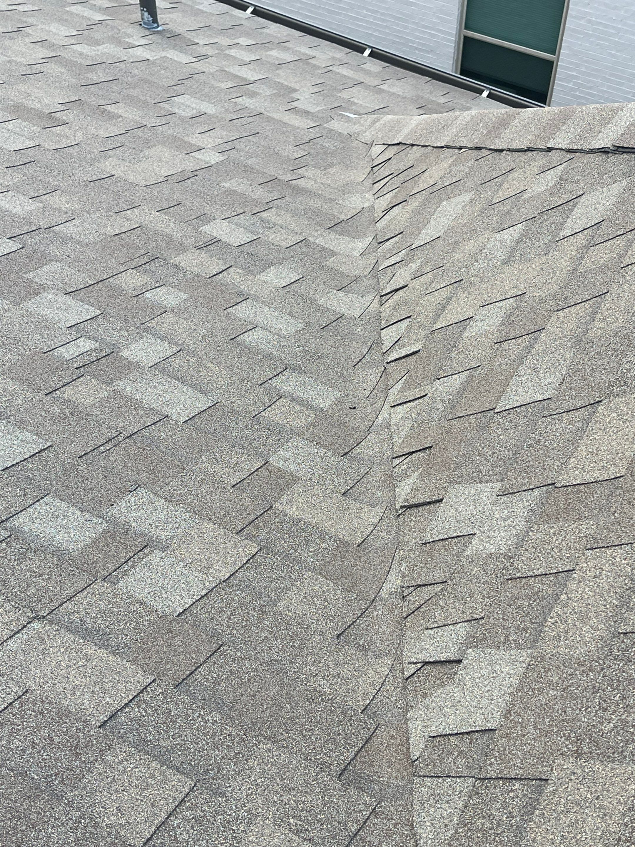 Hail Damage using Owen's Corning Duration (Lifetime) Shingles by Roof Repair Company