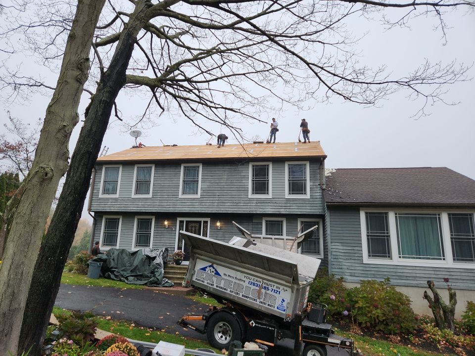 Residential Roofing Installation using Owens Corning TruDefinition Onyx Black by A Plus Exterior