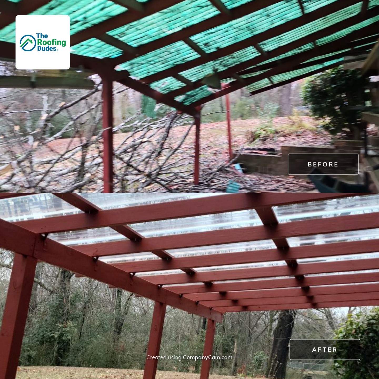 Roof Replacement (Barkwood) and Tree Removal in Birmingham  by The Roofing Dudes