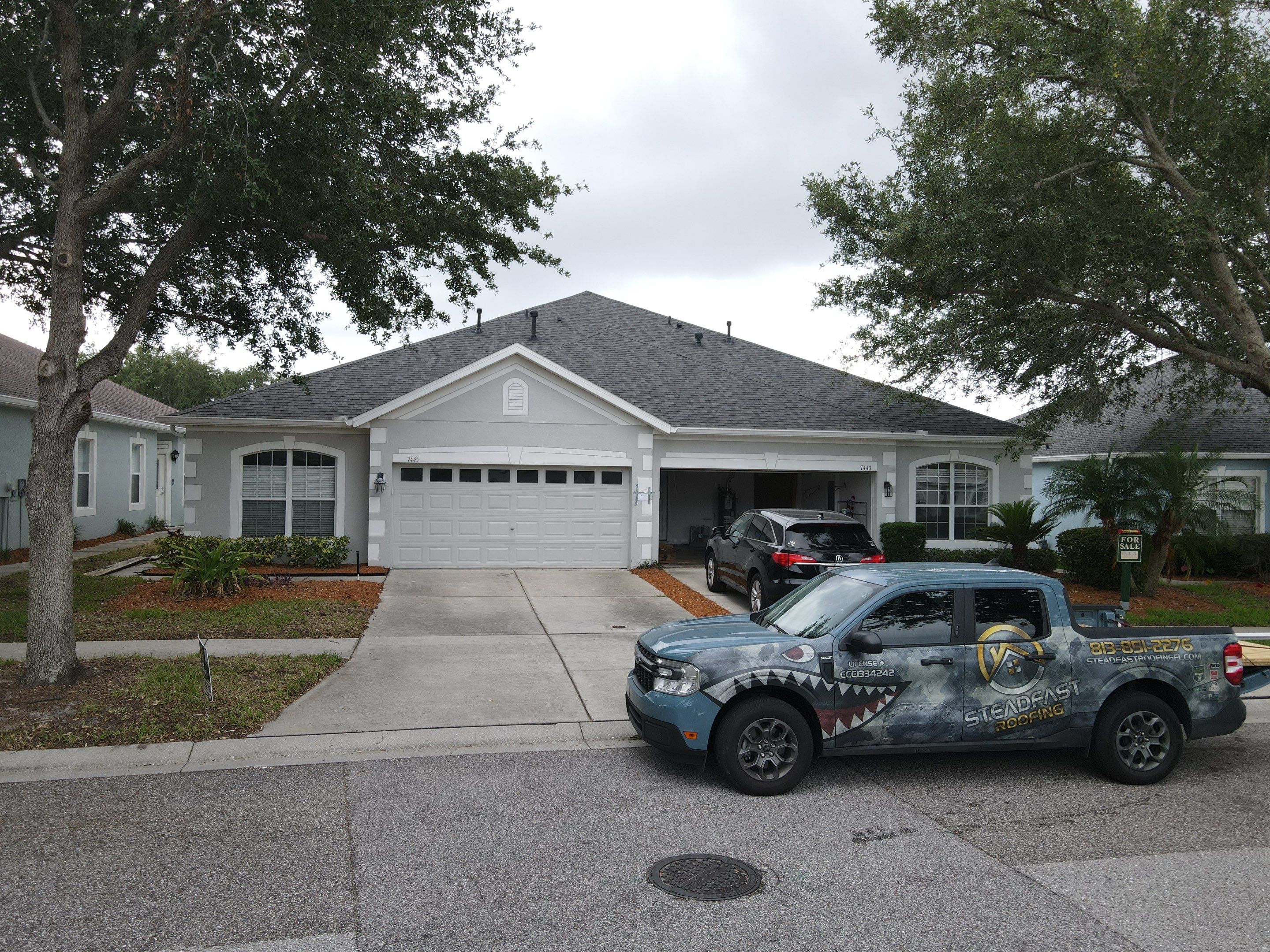 Roof Replacement in Apollo Beach, FL. by Steadfast Roofing