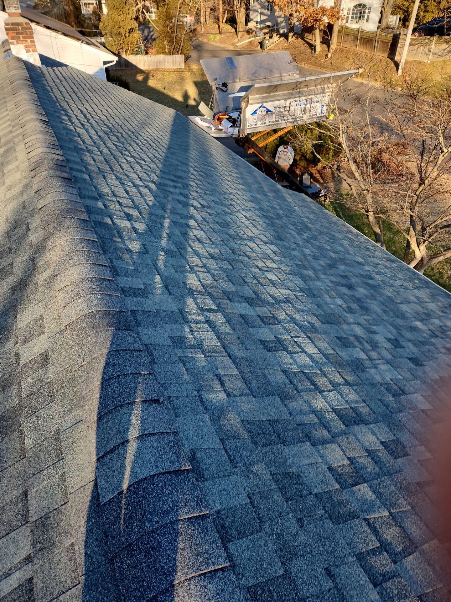 Residential Roofing Installation using Owens Corning Duration Onyx Black by A Plus Exterior