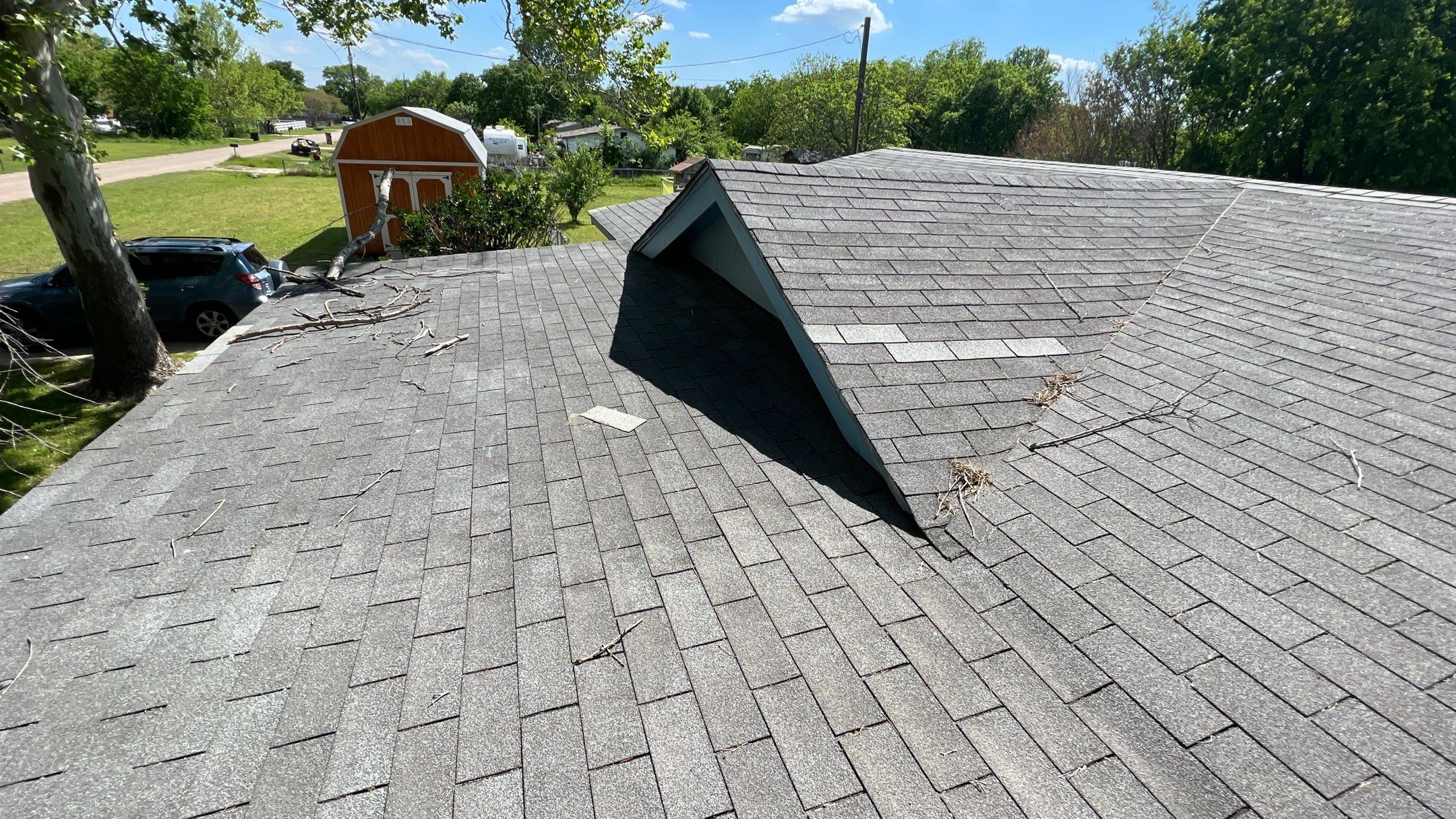 Residential Roofing Installation using Malarkey Vista AR by Harvey Roofing & Construction