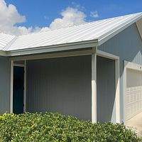 24ga 1" Nail-Strip Regal White  by Total Roofing System The Metal Roof Experts