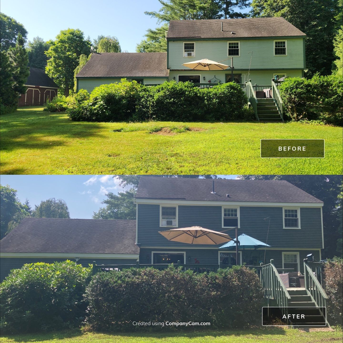 Siding using Cert. Monogram D/4 x 12'6" Clapboard, Forest by DiGiorgi Roofing and Siding Inc