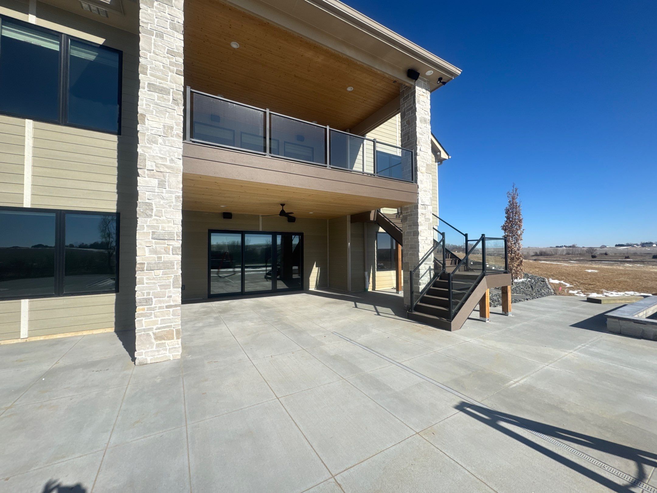 Timbertech Deck with Glass Railing by EAGLE EYE ENTERPRISES