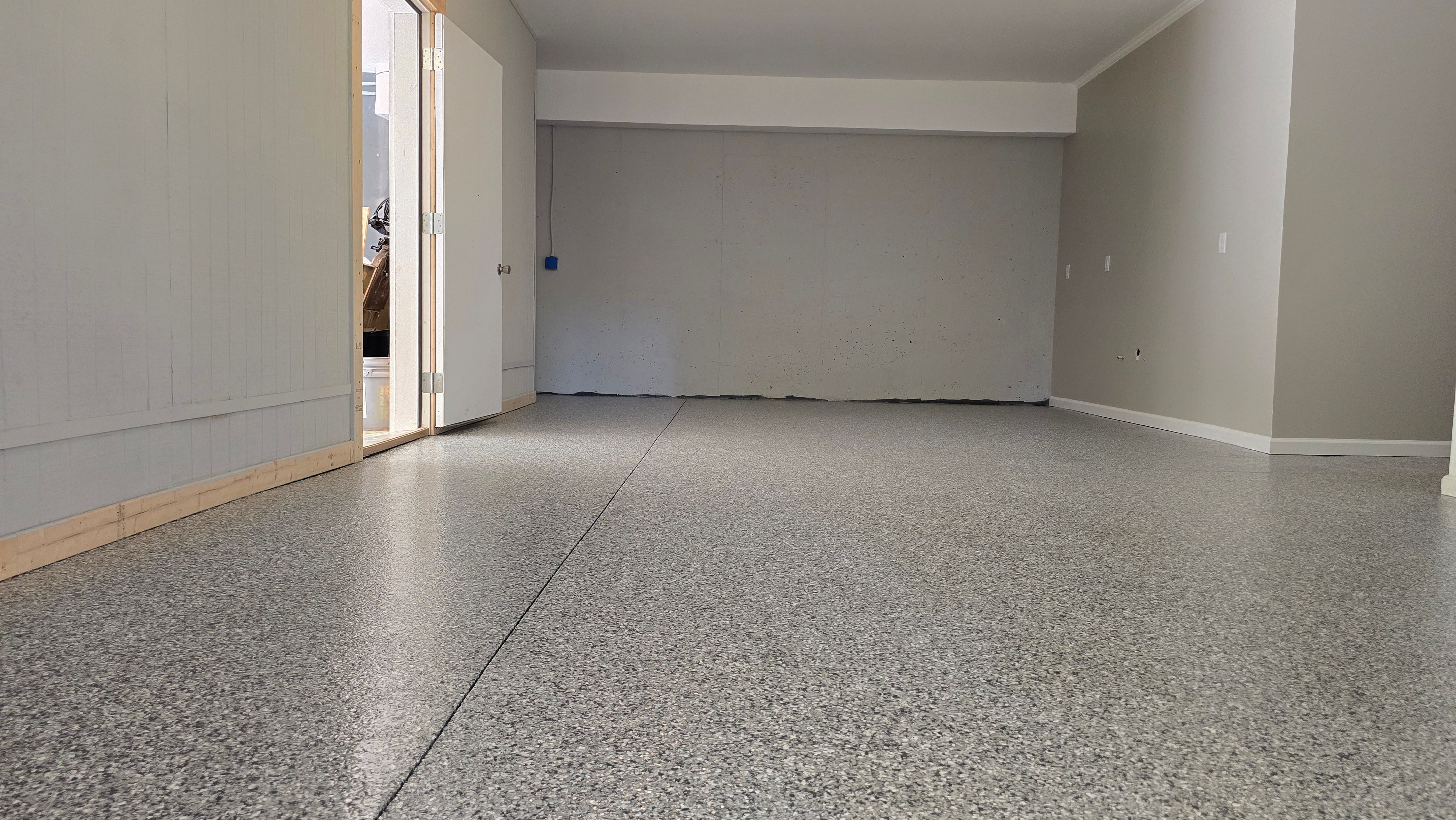 Basement using Gravel by Elite Floor Solutions