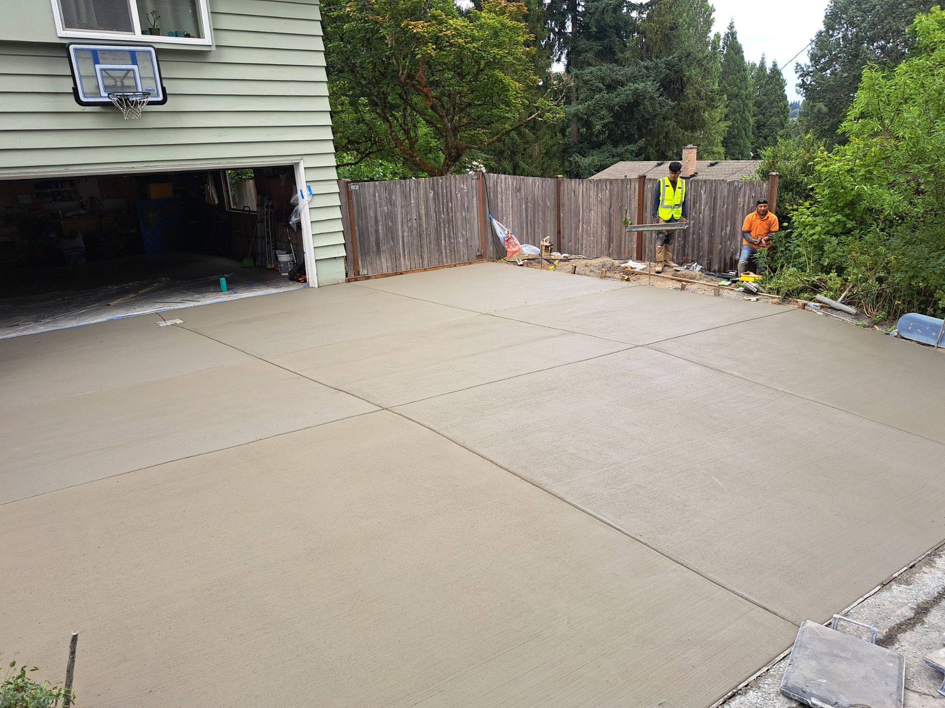 Front Driveway & Stairs Concrete Renovation | Kenmore  by Jireh Asphalt & Concrete Inc 
