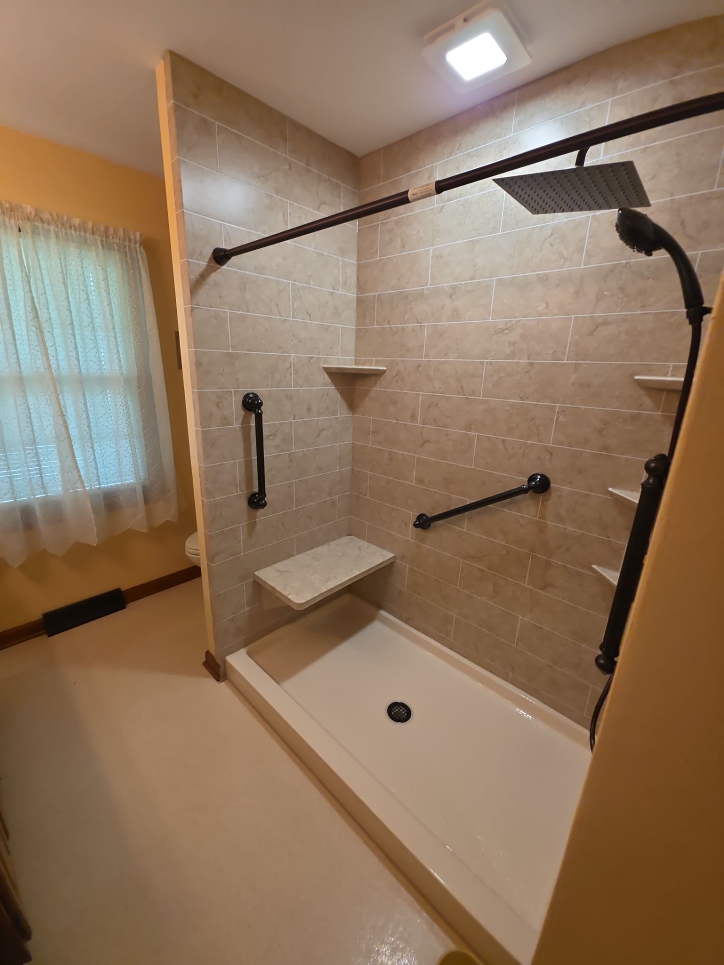 Tub to Shower Renovation by BathPlanet SW Virginia