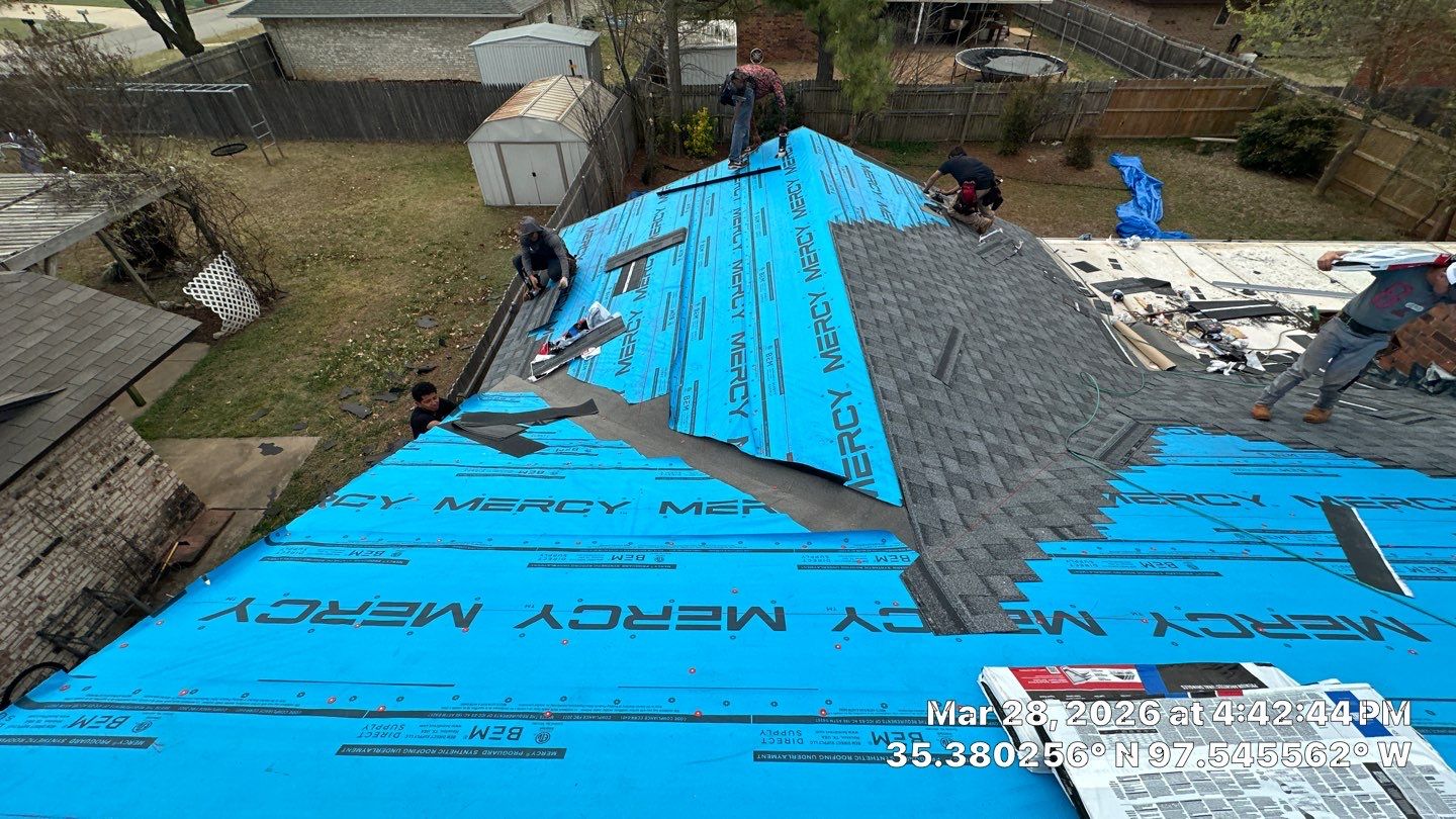 Project in Oklahoma City by Icon Roofing And Construction