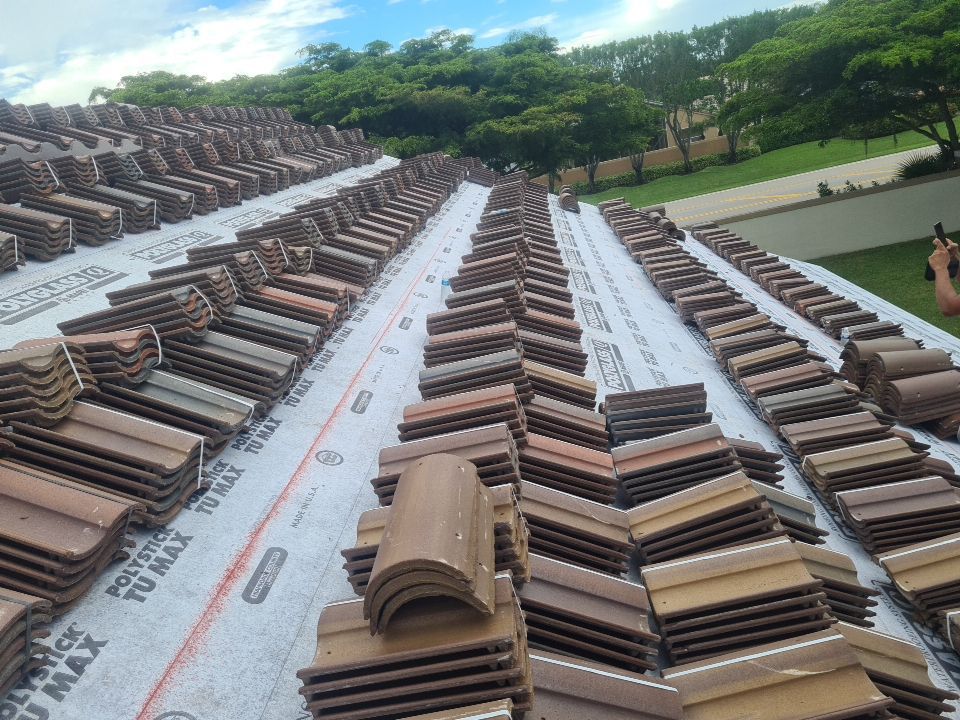 Residential Roofing Installation using Eagle Roofing Tile by BLUES BROTHERS ROOFING