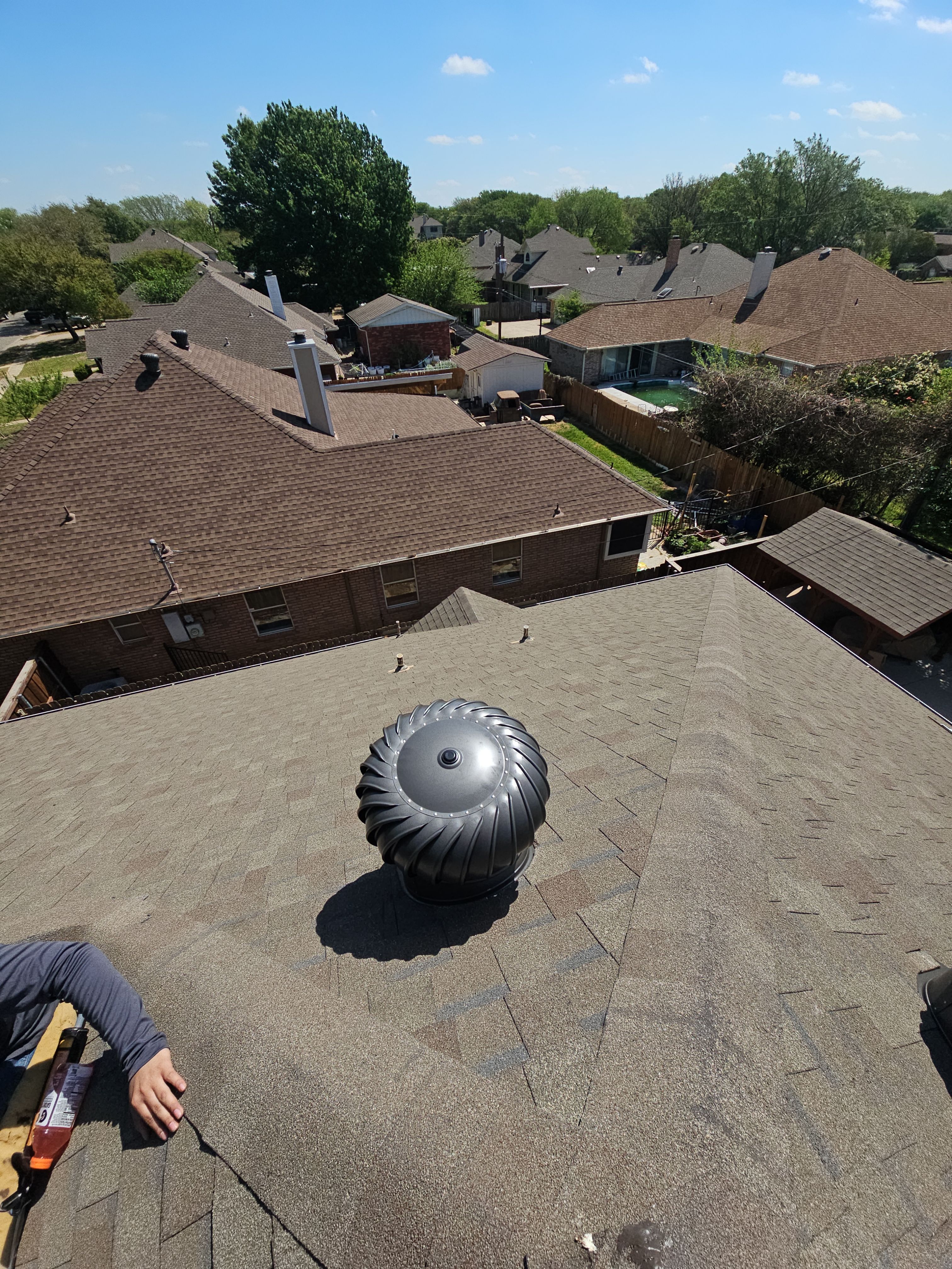 Roof Repair & Ventilation Upgrade in North Richland Hills, TX by road roofing llc