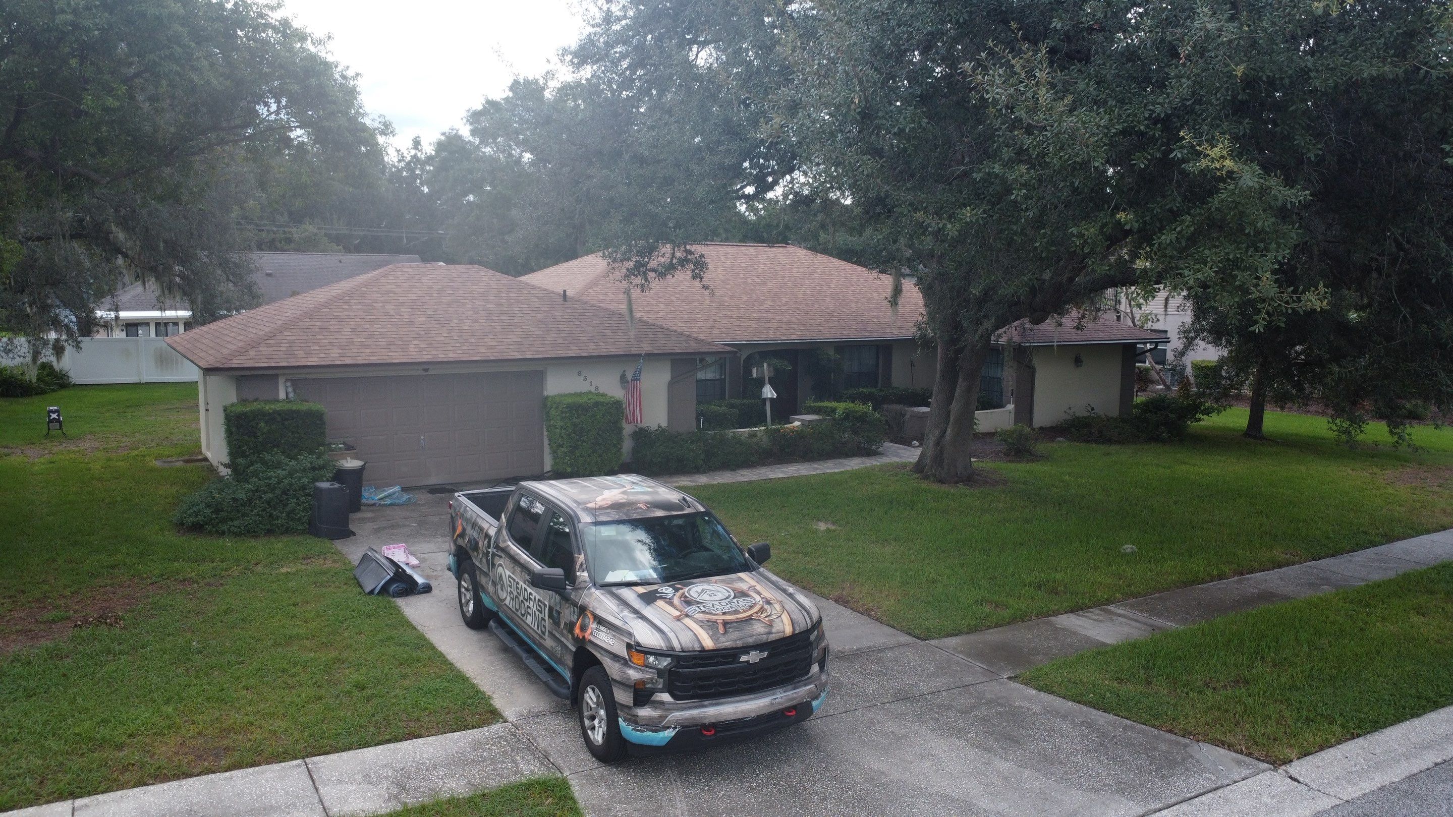 Roof Replacement in Temple Terrace, FL by Steadfast Roofing 