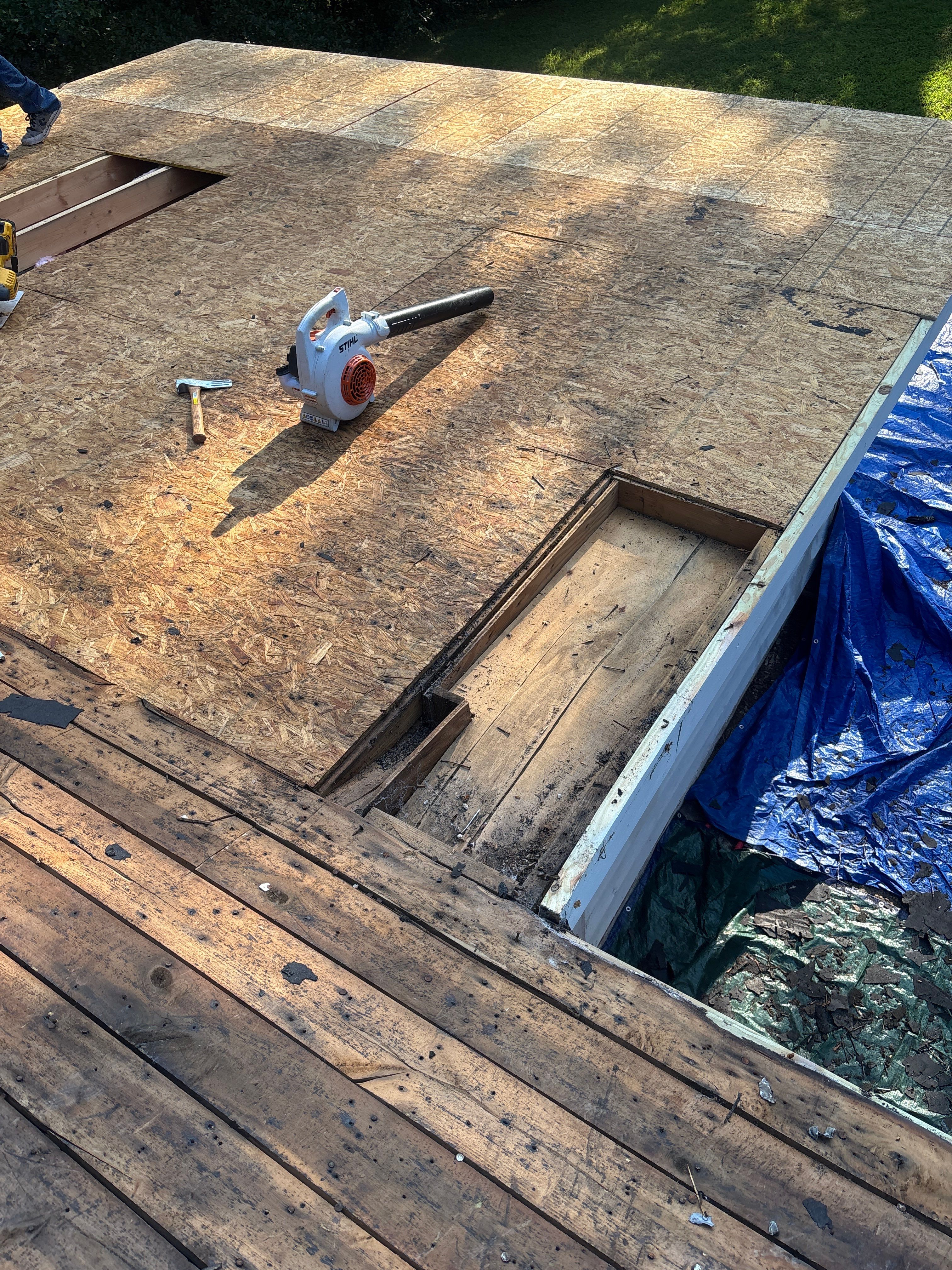 Roof replacement by Deerfield Roofing LLC