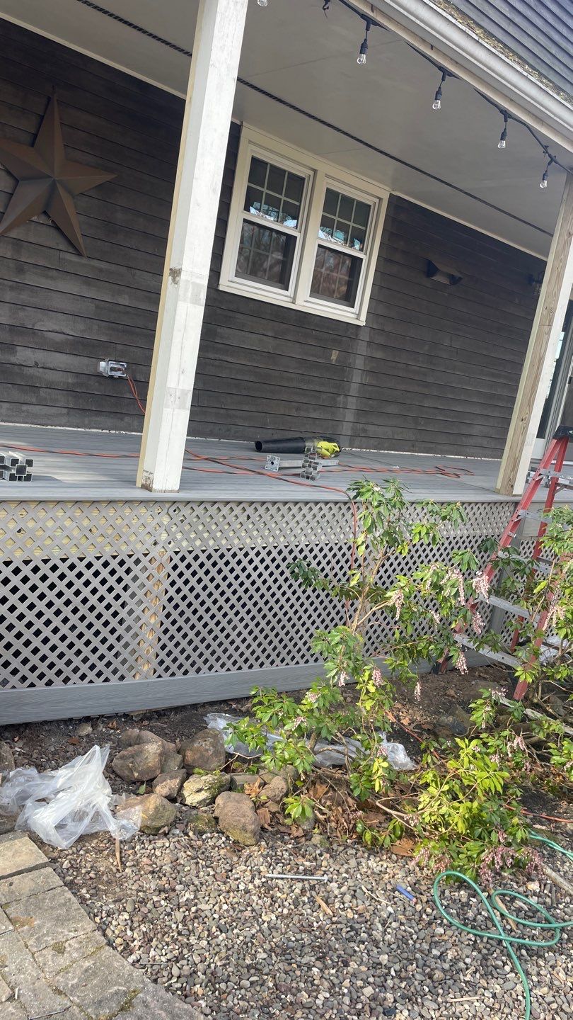 Porch Resurface in Clinton NJ by deck guardian