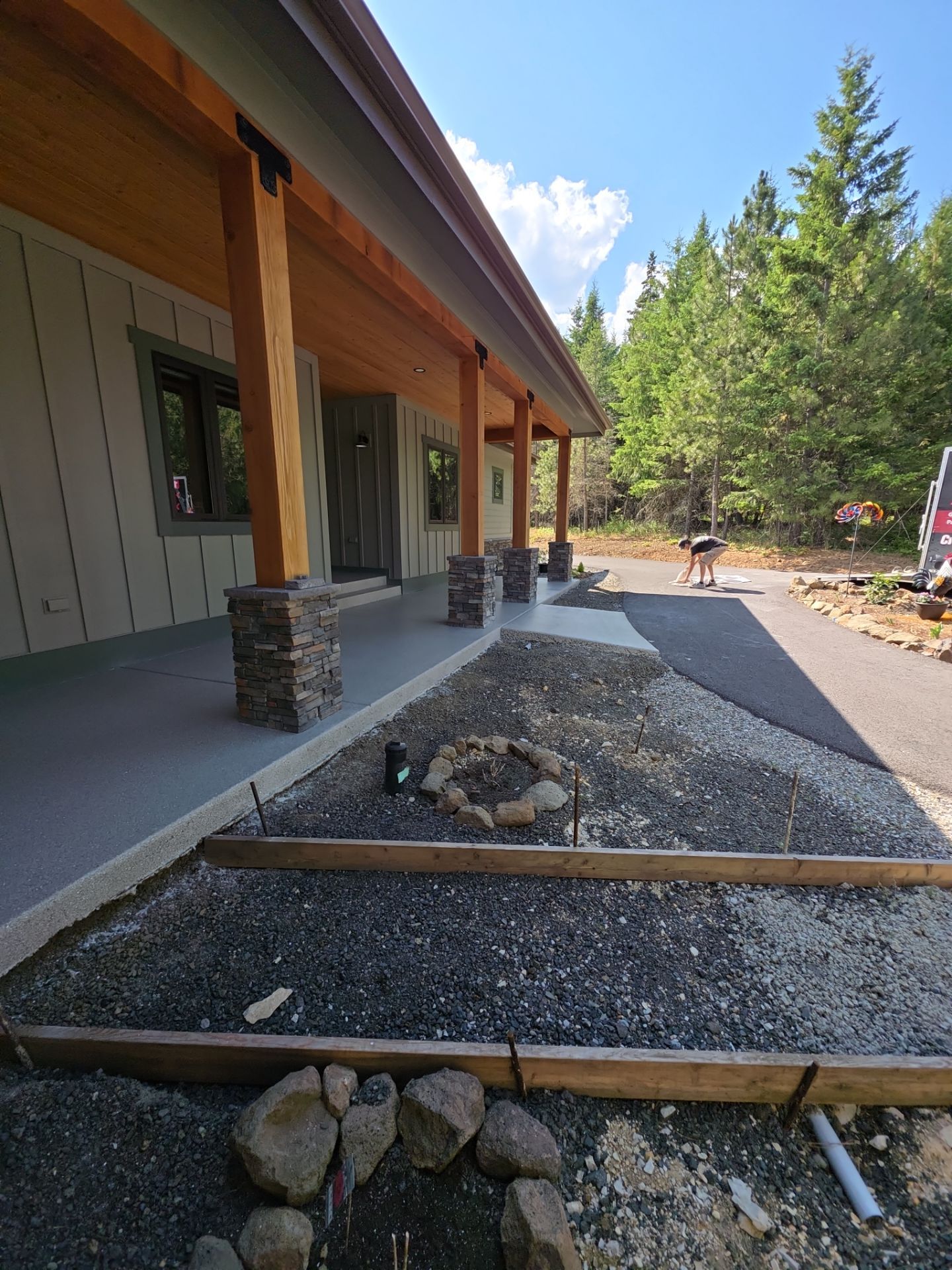 Patio Transformation using Travertine by Croc Coatings, LLC