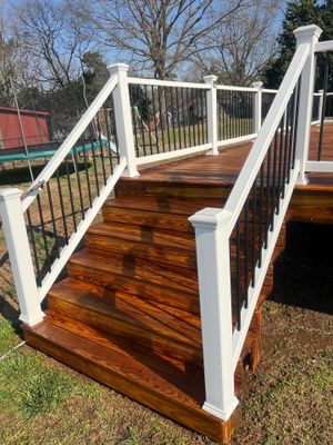 Weathered Deck using Wood Sealant
