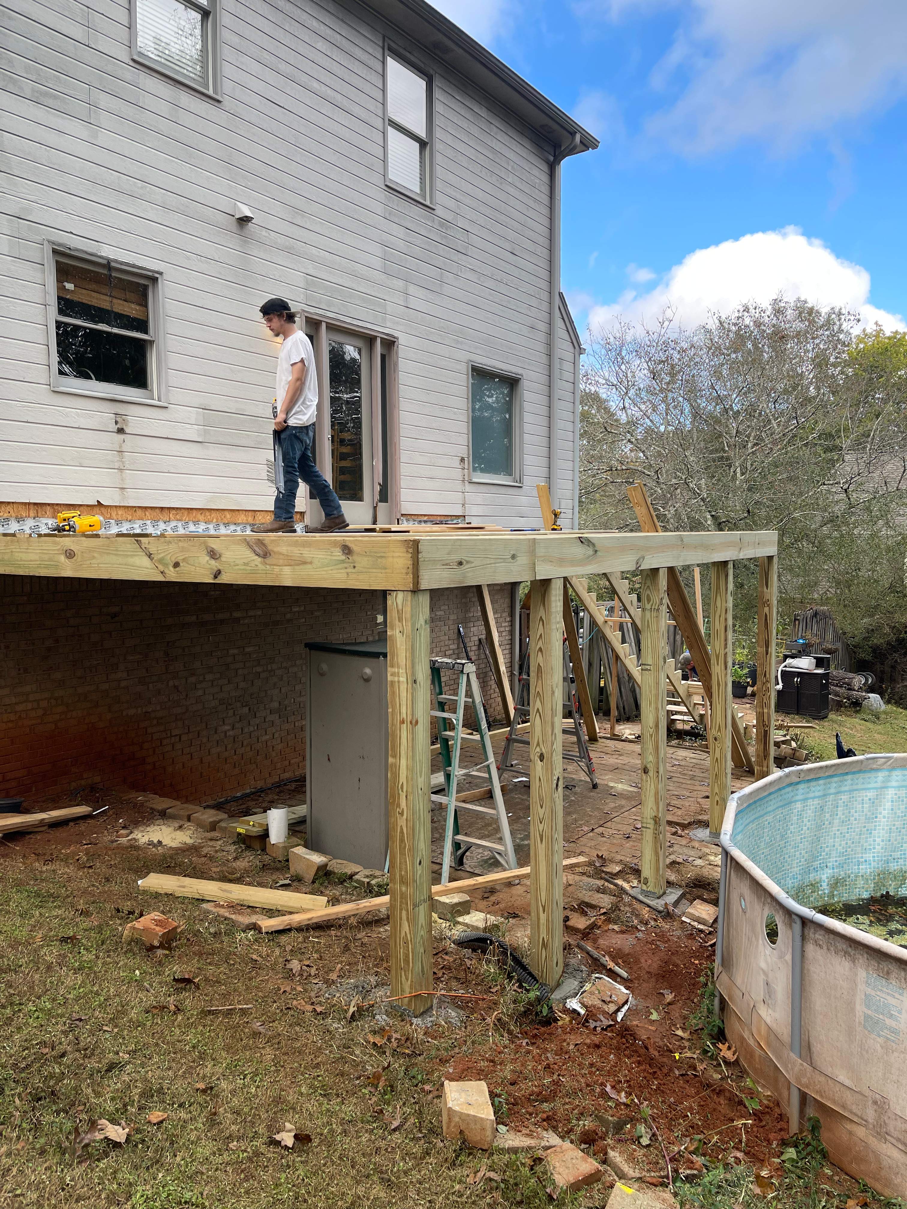 Balmoral Estates Screened Deck  by Pillar and Pine