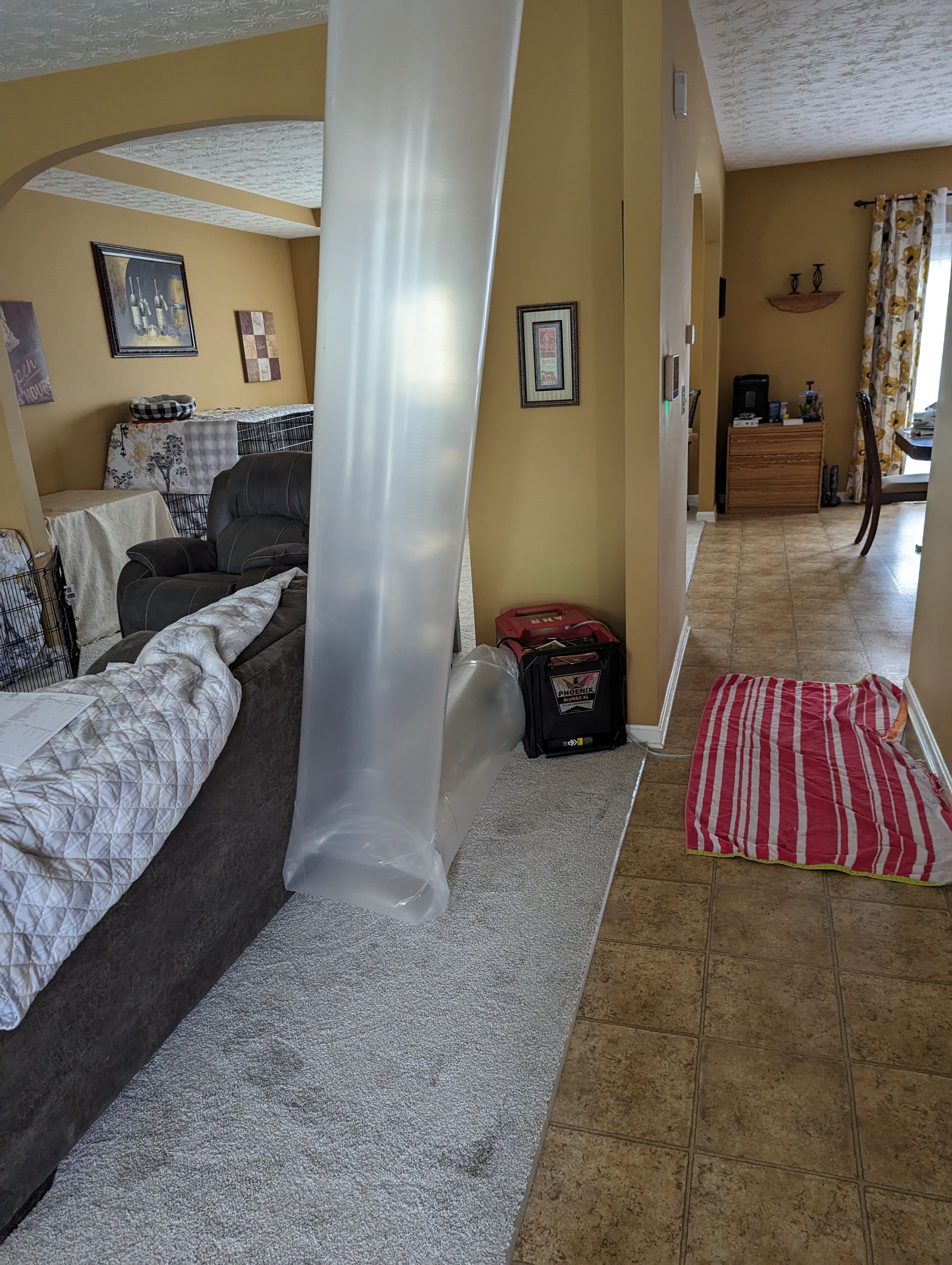 Emergency Service Water Damage using Air Movers by ANR Restoration