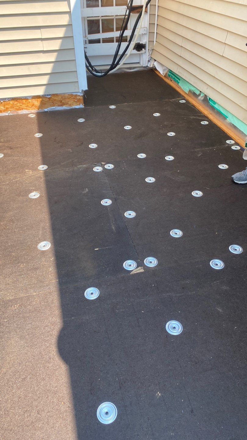 Siding Repair using Certainteed Mainsteet D4 and EPDM roof under deck by A Plus Exterior