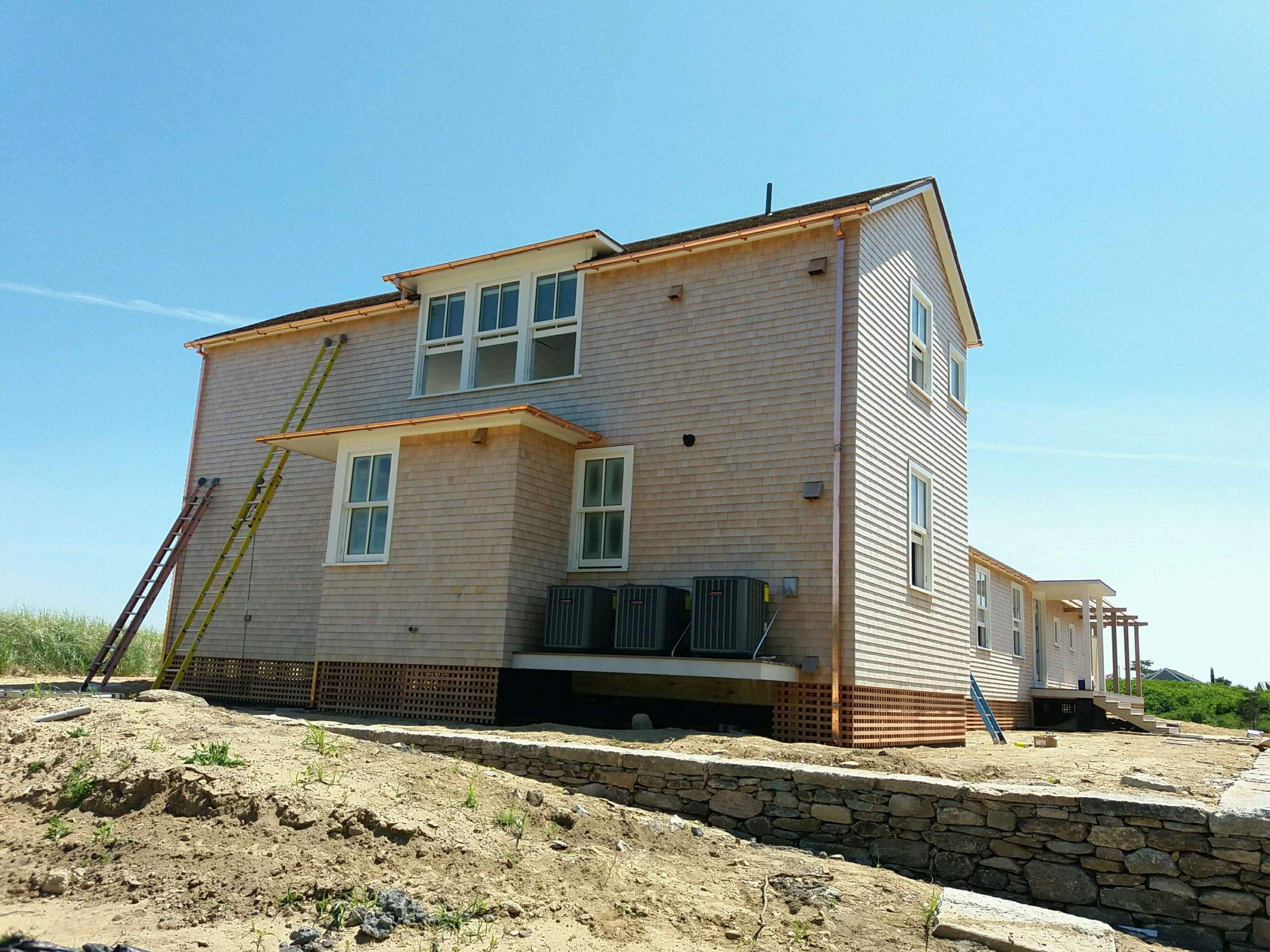 Copper Gutters Installed by Gutter Pro on Morris Island in Chatham, MA by Gutter Pro Enterprises