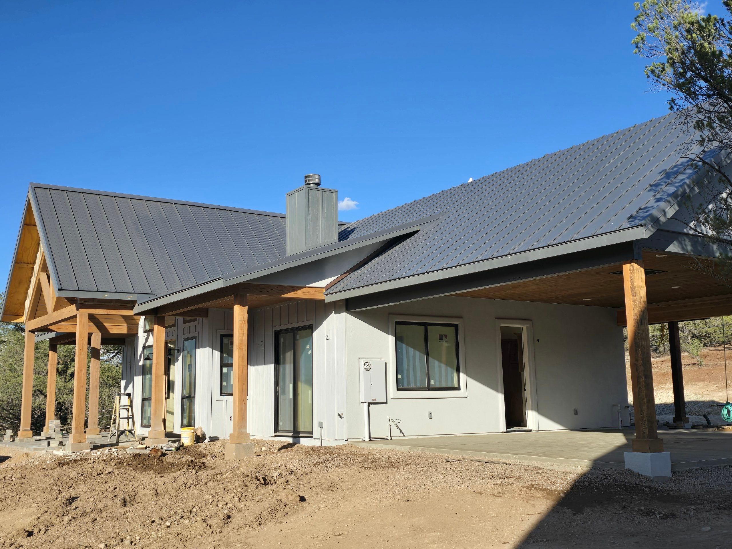 Prescott Standing Seam Metal Roof Installation by Badger Roofing