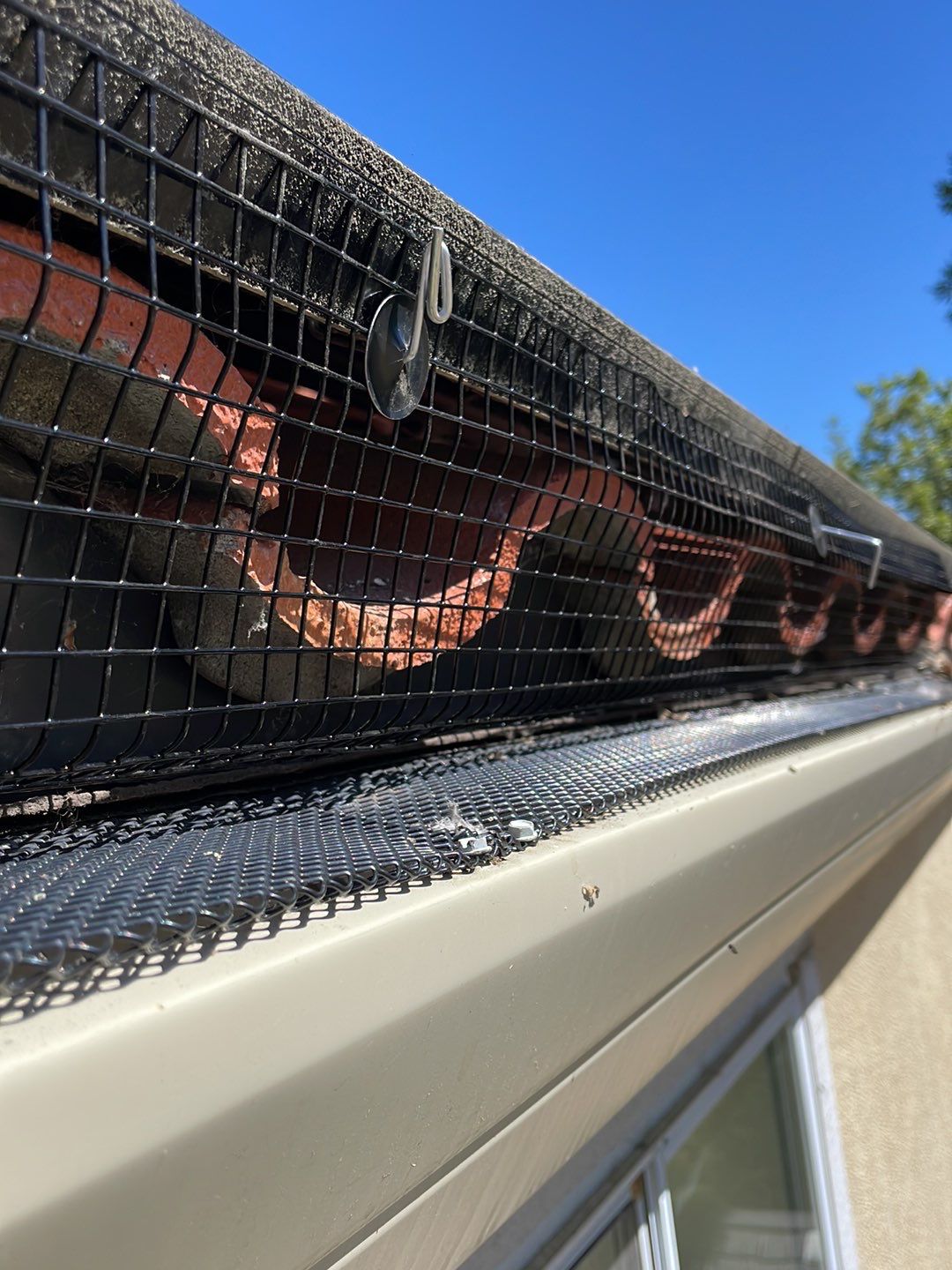 Solar Panel Bird Proofing using Critter Guard Mesh by All One Solar Shine