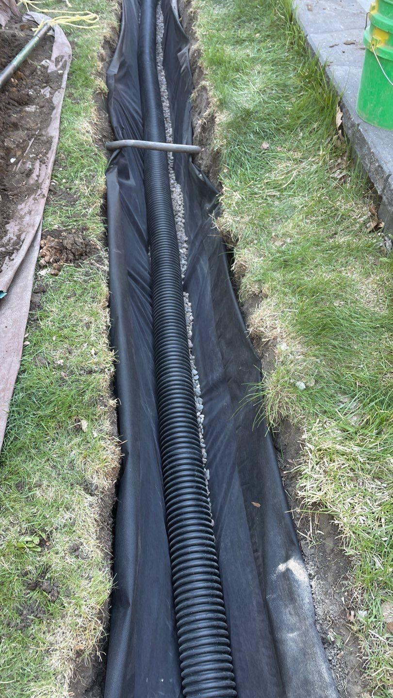 Foundation Drainage Board & French Drain in Southwest Minneapolis by Waterproofing Northeast
