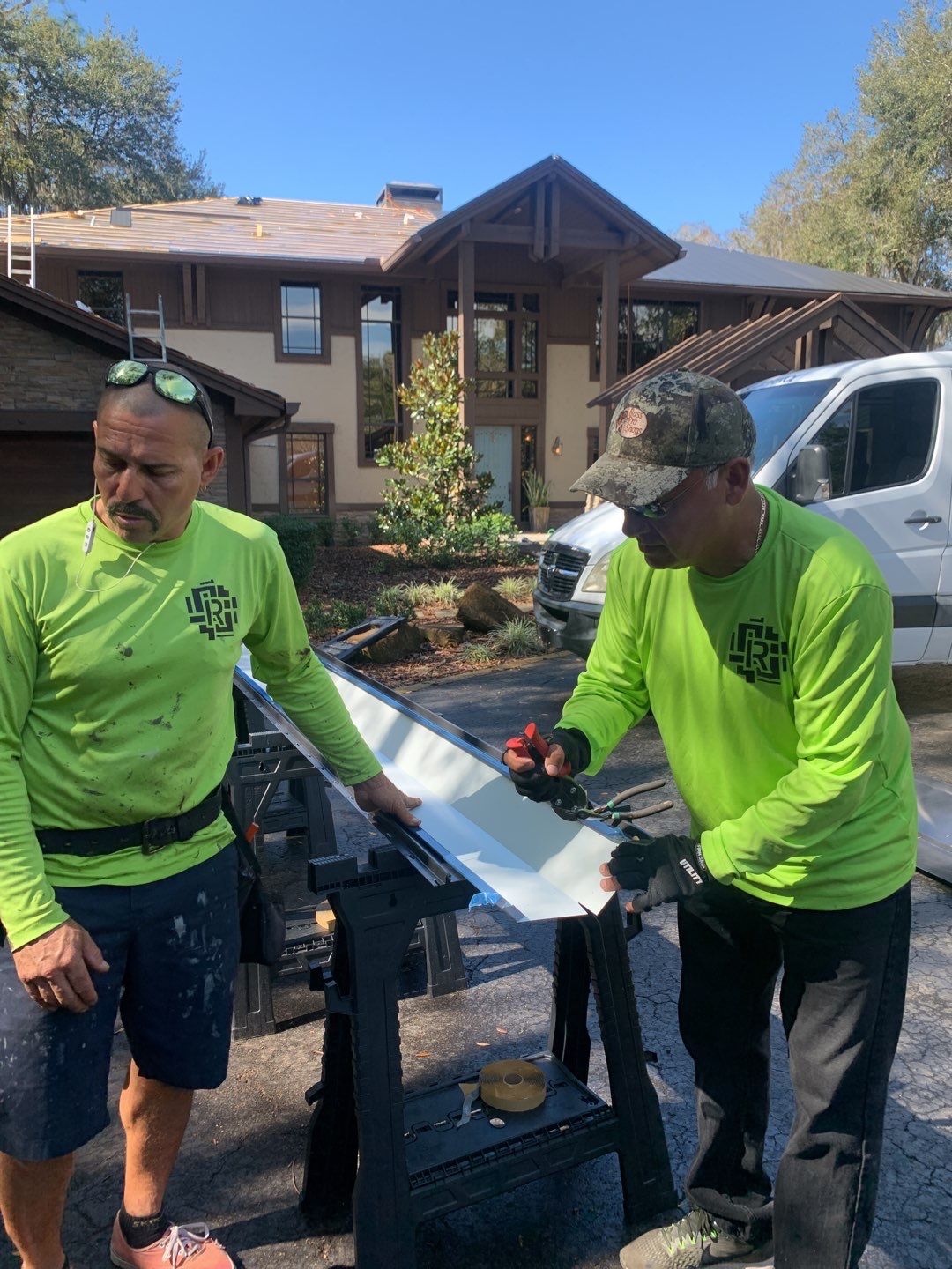 Residential Standing Seam Install in Odessa Florida by International Roofing