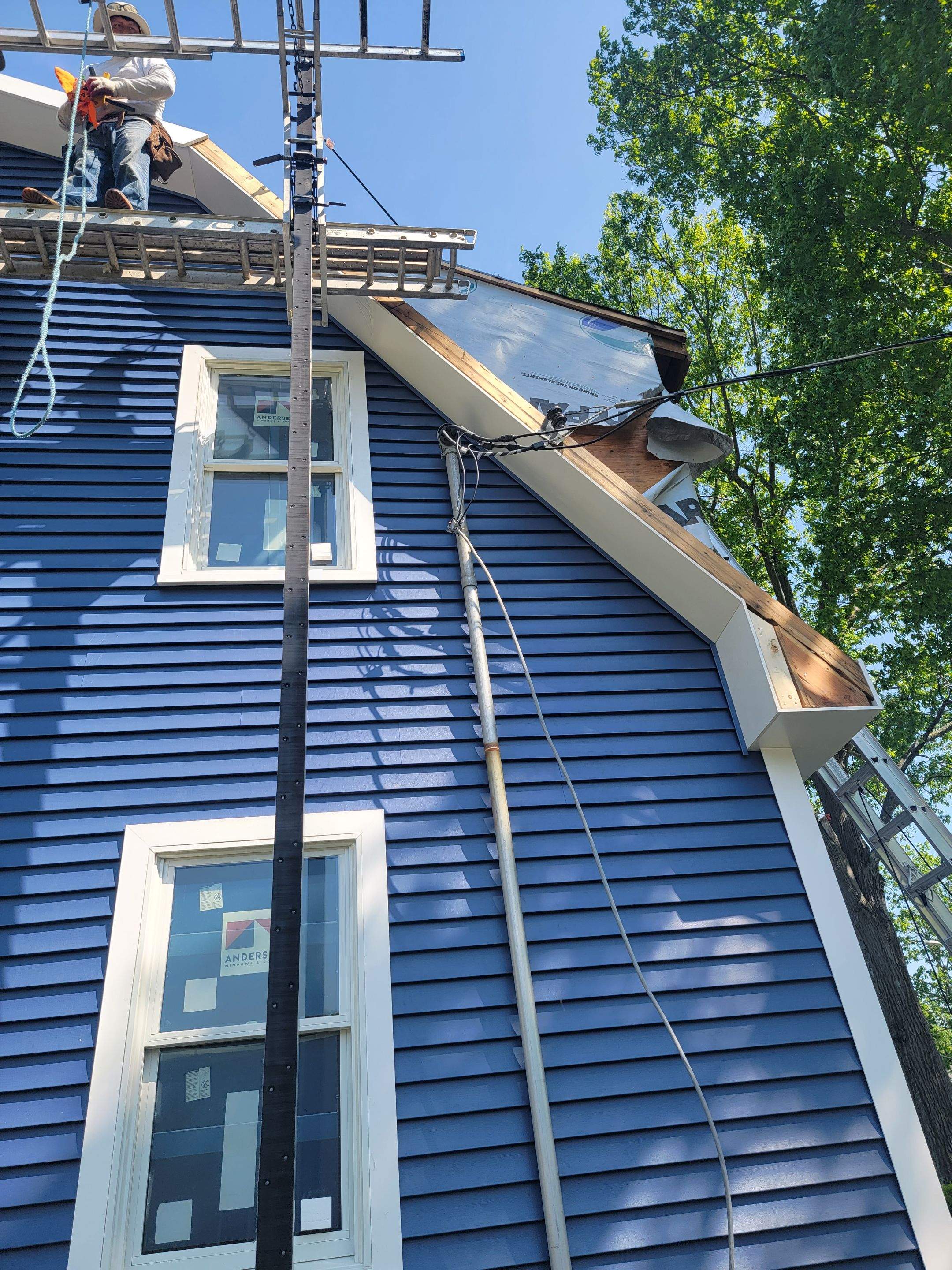 Siding Installation using James Hardie by UBrothers Construction