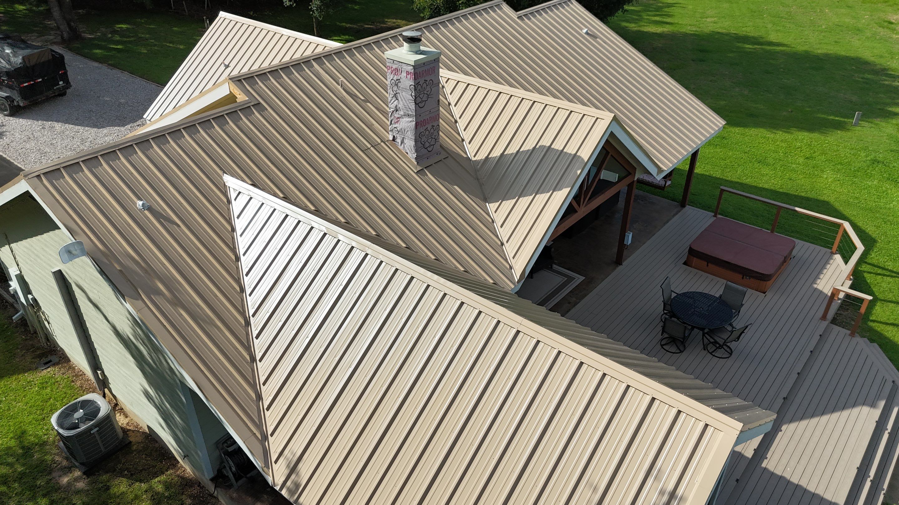 Groesbeck, Tx - Metal Roof, Gutters, & Wood Repiars by DT Roofing - Seth Wells