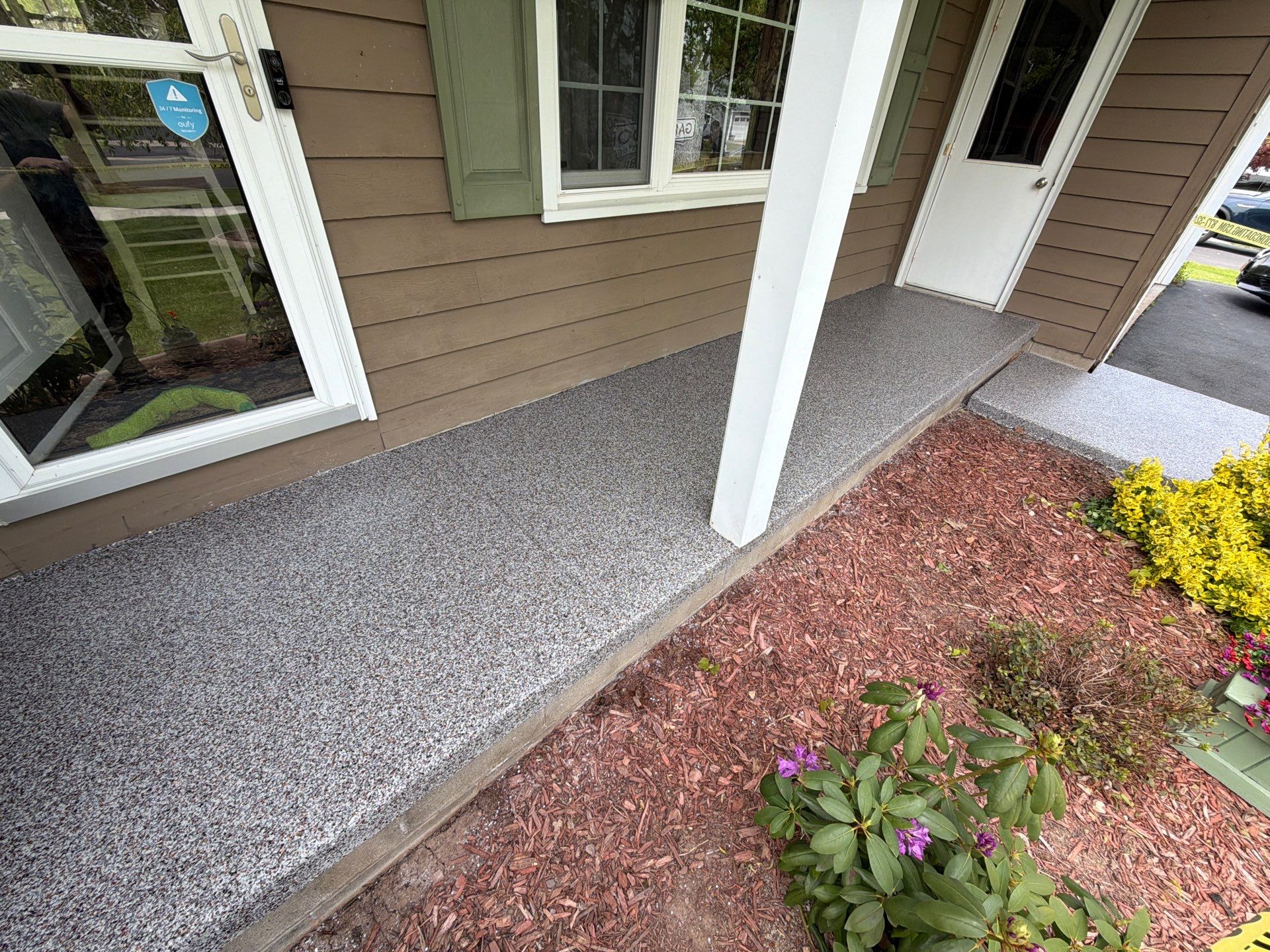 Bagari Stone Crest Porch Coating by NG Masonry & Construction LLC