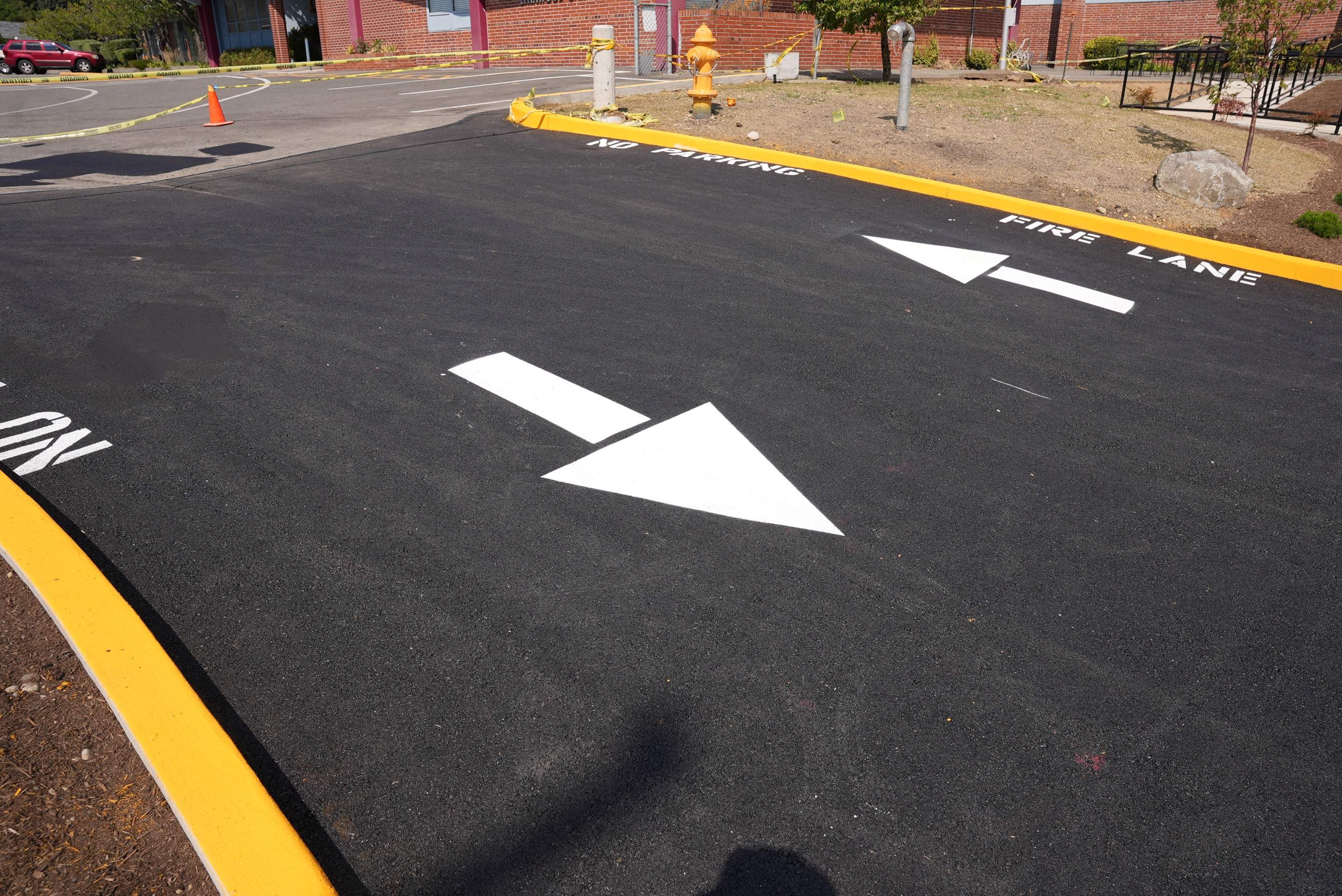 Cedar Park | Christian School Asphalt Parking Lot Repair  by Jireh Asphalt & Concrete Inc 